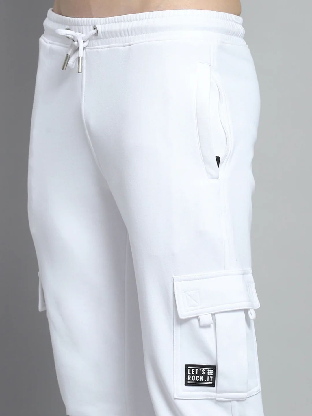 Rock.it Men White Solid   Lower - Image 6