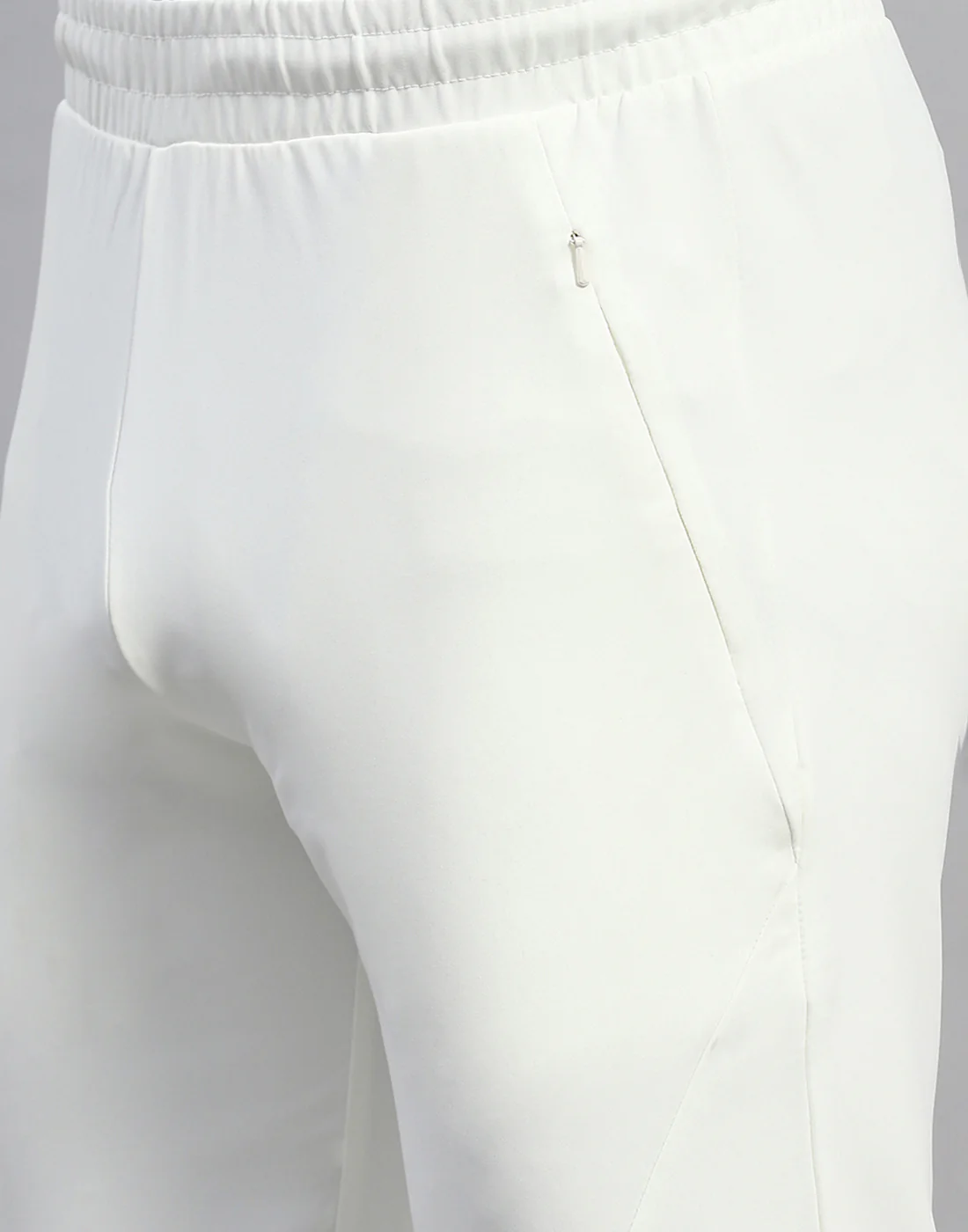 Rock.it Men White Solid Regular Fit Lower - Image 6