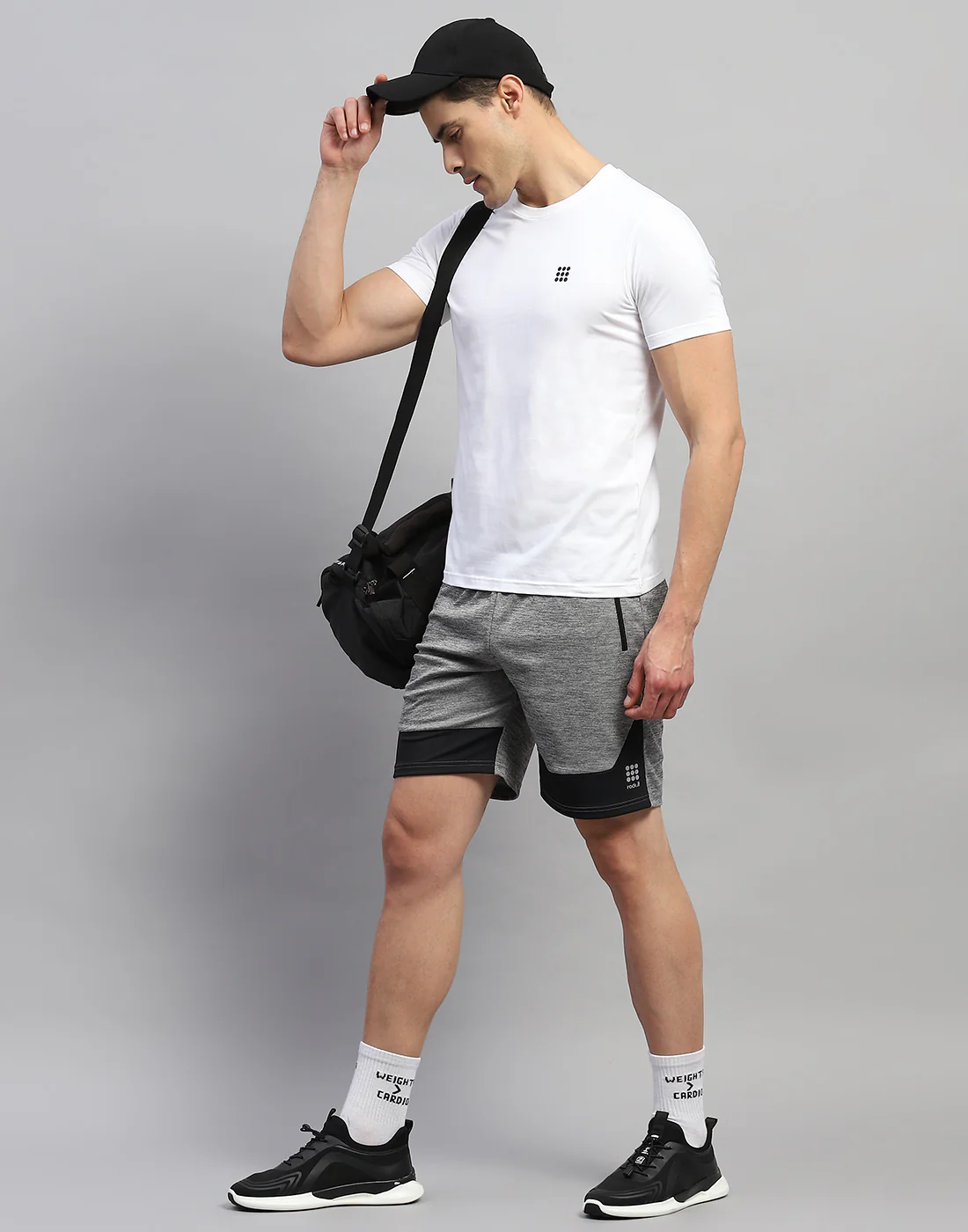 Rock.it Men White Solid Round Neck Half Sleeve T-Shirt - Image 2