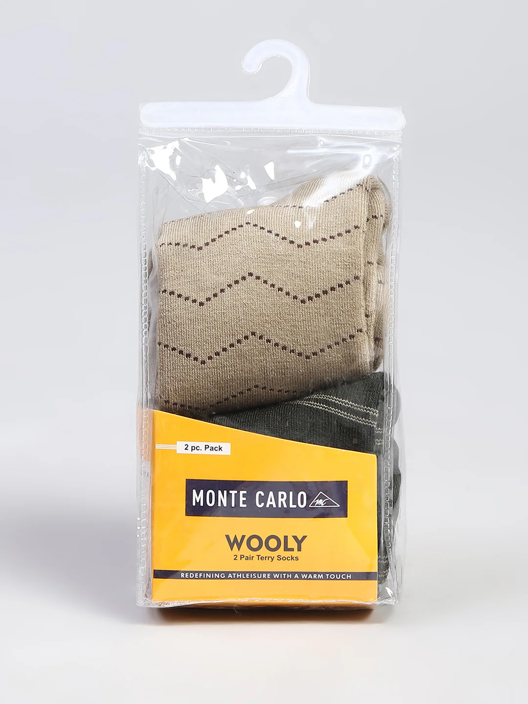 Men Wool blend Stripe Calf Length Socks (Pack of 2) - Image 10