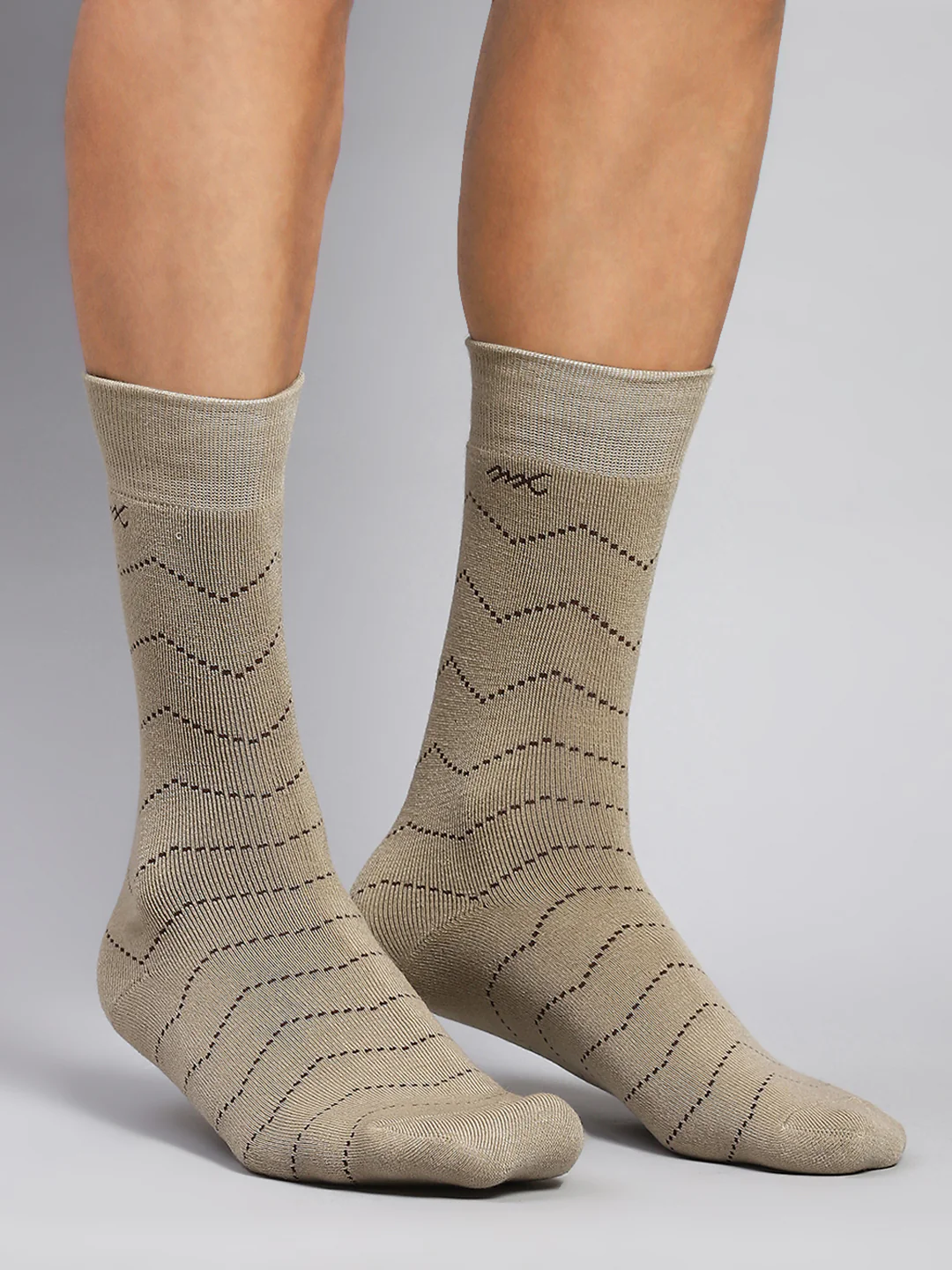 Men Wool blend Stripe Calf Length Socks (Pack of 2) - Image 7