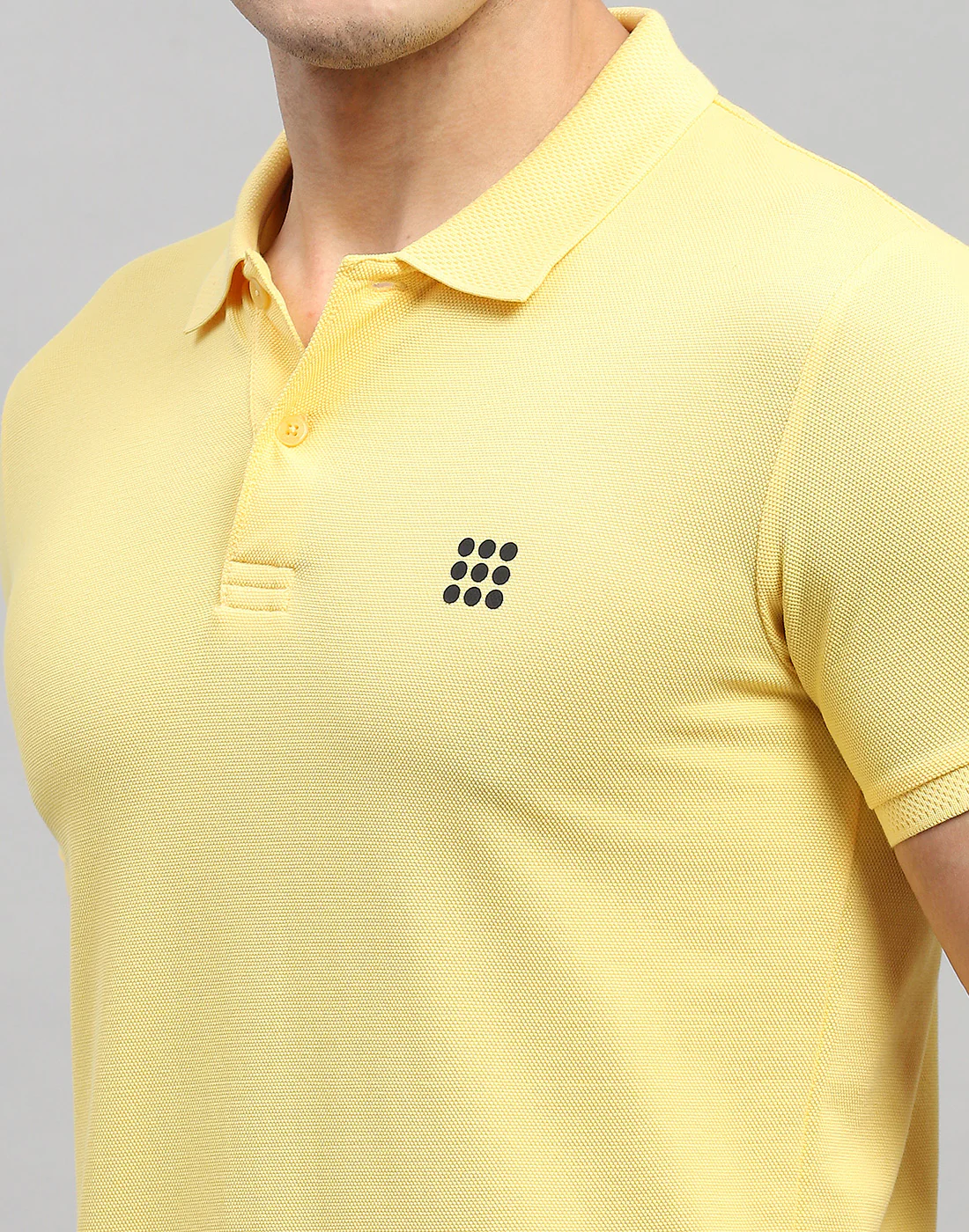 Rock.it Men Yellow Solid Polo Collar Half Sleeve T-Shirt - Image 6