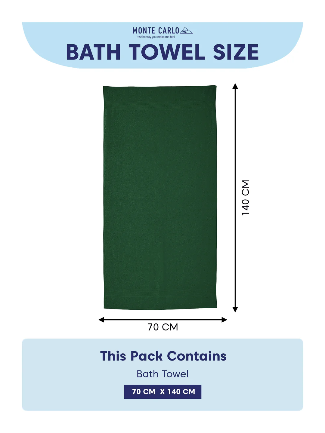 Mint Green 100% Cotton Solid 380 GSM Bath Towel Super Charm 3 Pc Set Gifting Box Pack - Image 10