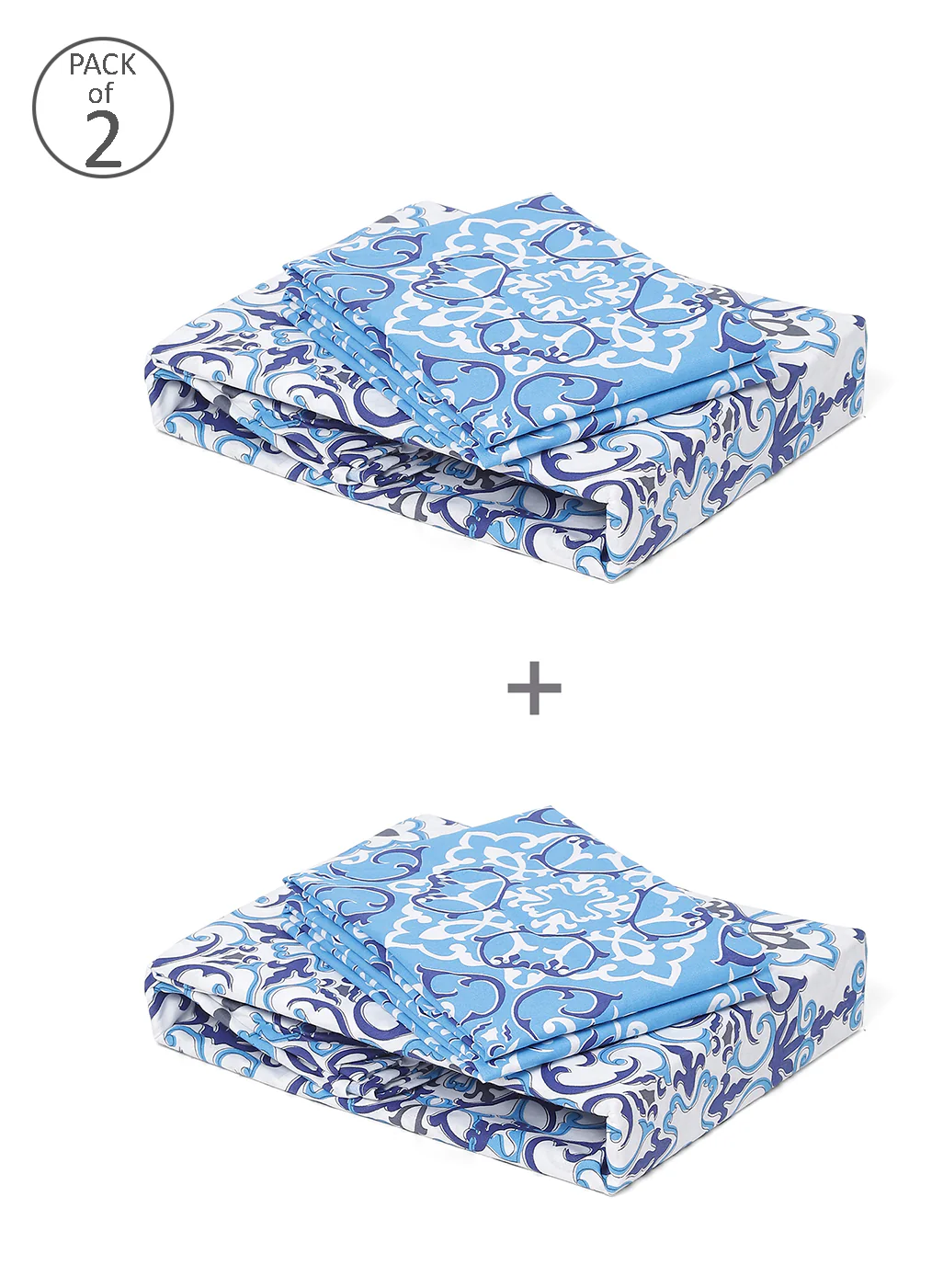 MOCA by Monte Carlo 104 GSM Cotton Double Bedsheet (2 Pcs Set) - Image 10