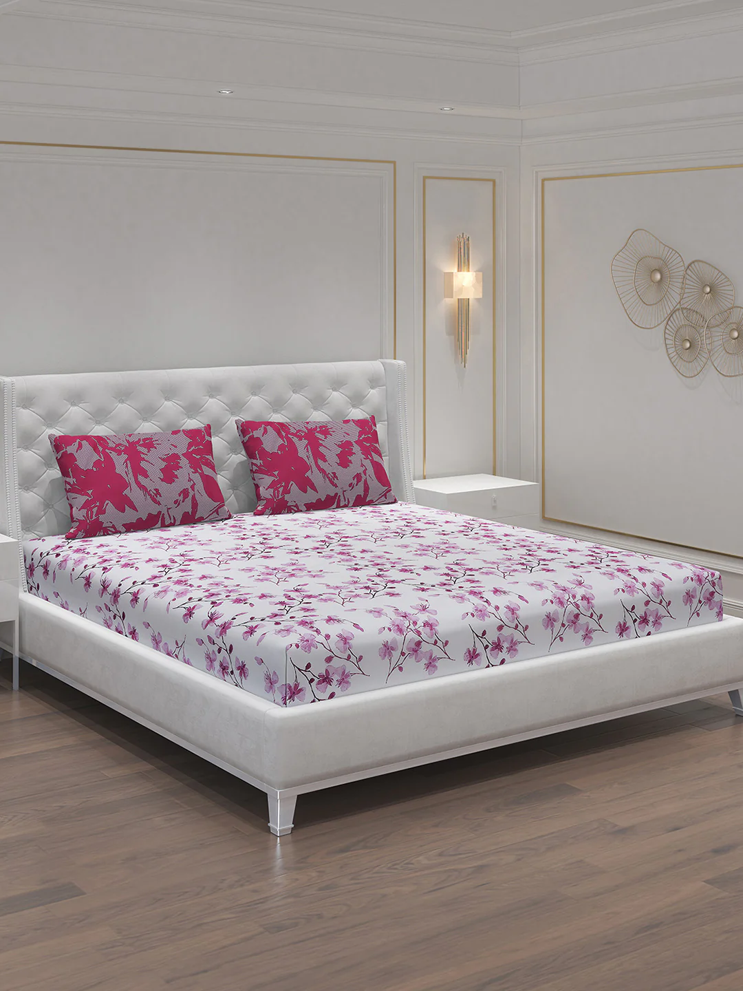 MOCA by Monte Carlo 104 GSM Cotton Double Bedsheet (2 Pcs Set) - Image 2