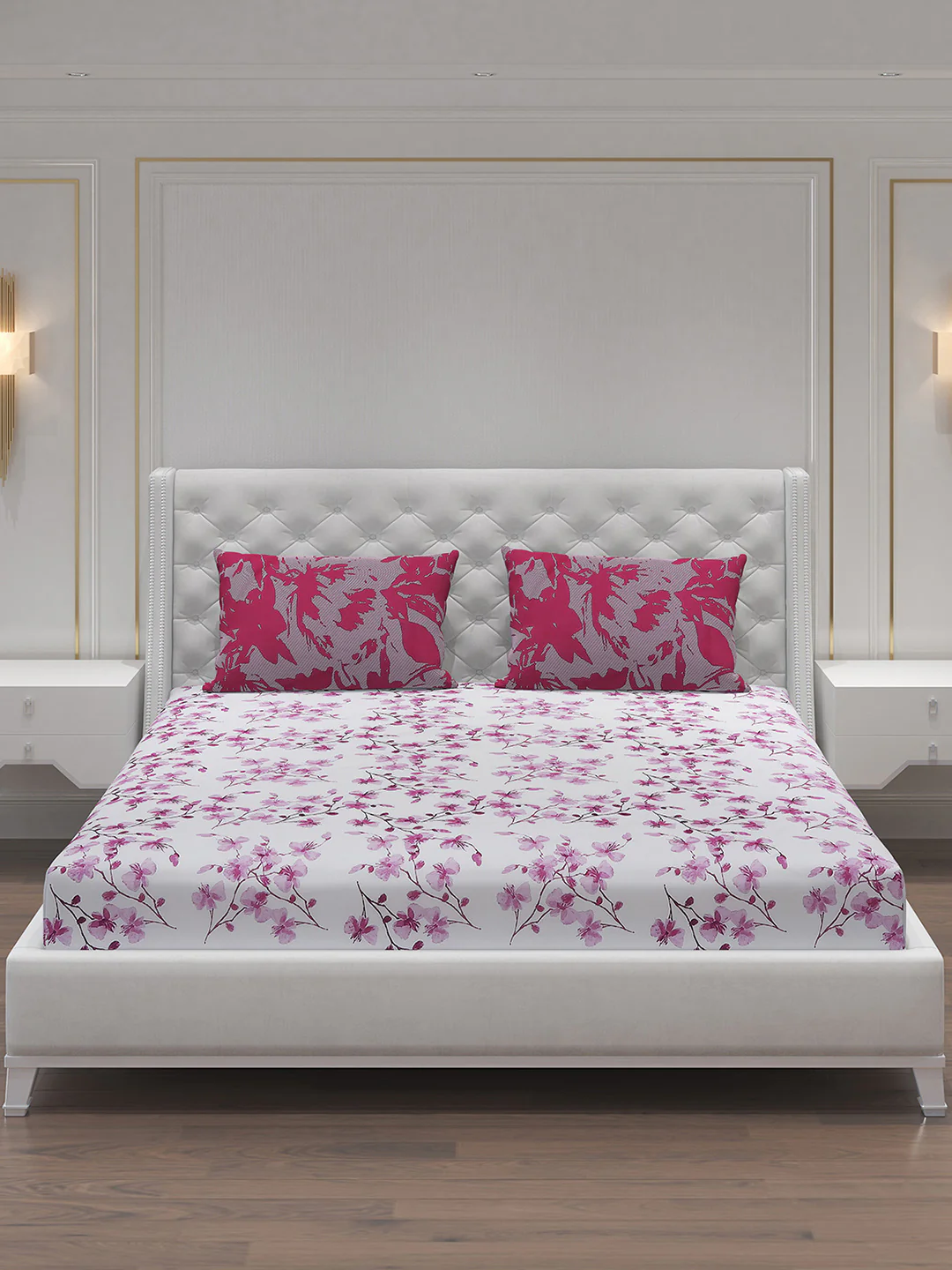 MOCA by Monte Carlo 104 GSM Cotton Double Bedsheet (2 Pcs Set) - Image 4