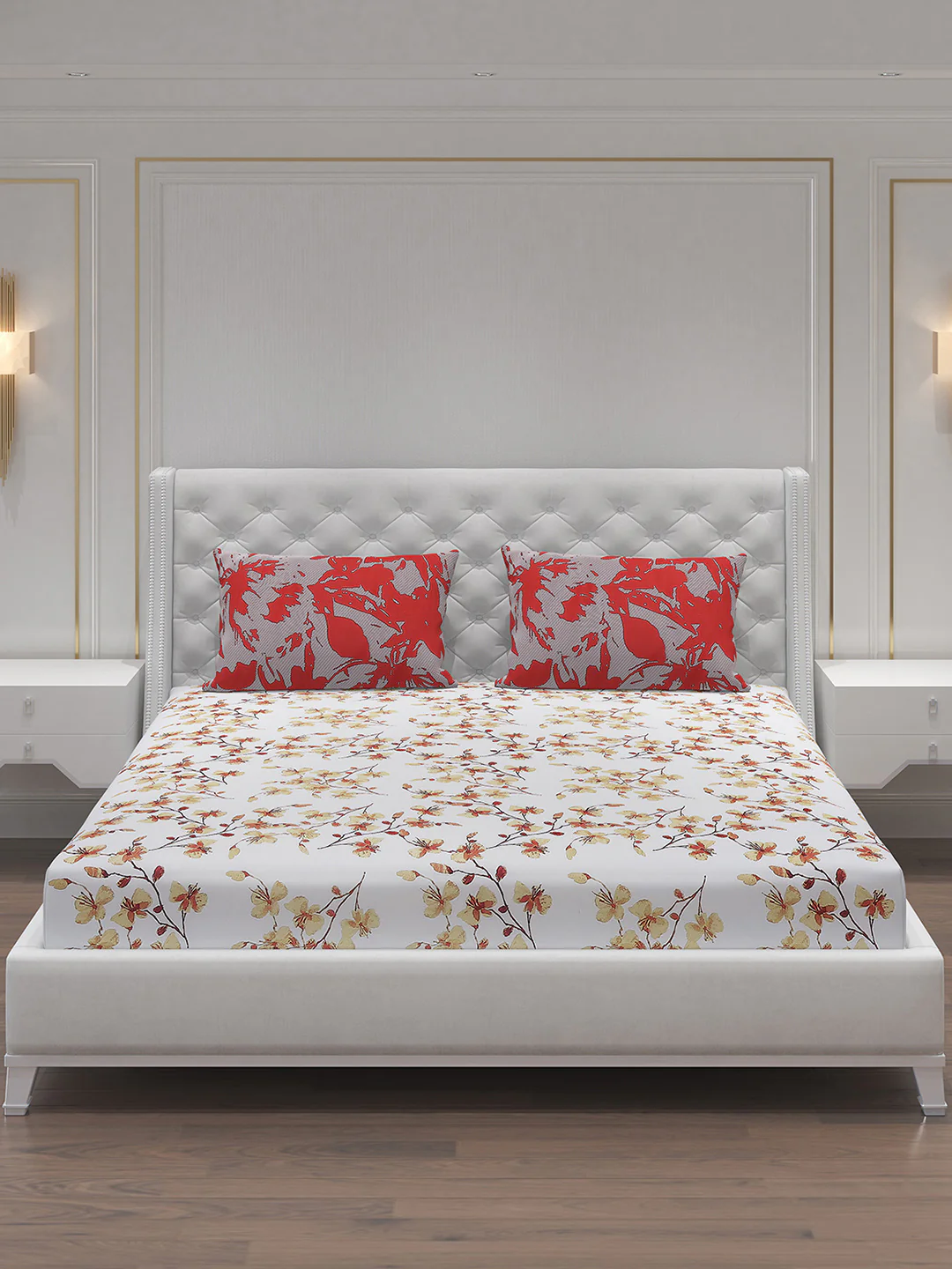 MOCA by Monte Carlo 104 GSM Cotton Double Bedsheet (2 Pcs Set) - Image 4