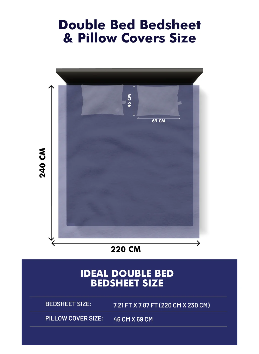 MOCA by Monte Carlo 104 GSM Cotton Double Bedsheet (2 Pcs Set) - Image 10