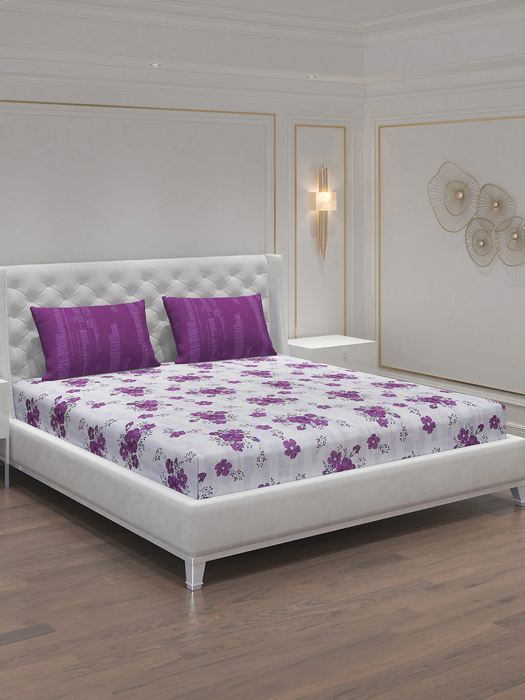 MOCA by Monte Carlo 104 GSM Cotton Double Bedsheet (2 Pcs Set) - Image 2