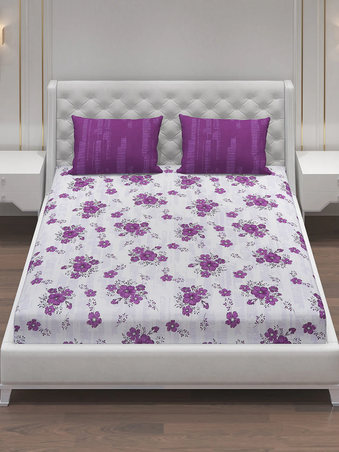MOCA by Monte Carlo 104 GSM Cotton Double Bedsheet (2 Pcs Set) - Image 3