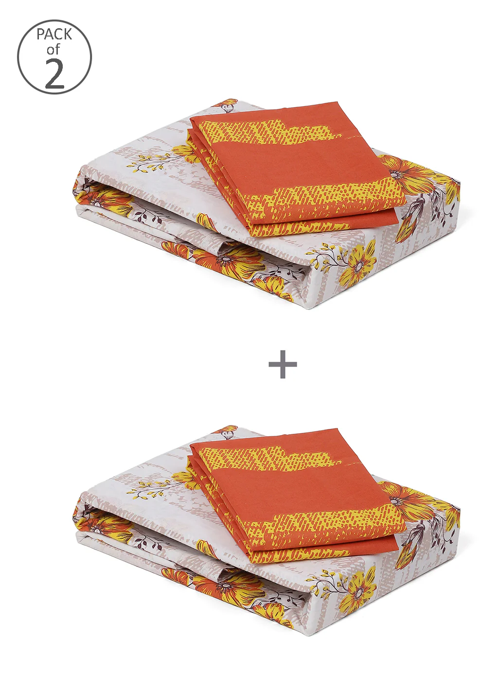 MOCA by Monte Carlo 104 GSM Cotton Double Bedsheet (2 Pcs Set) - Image 10