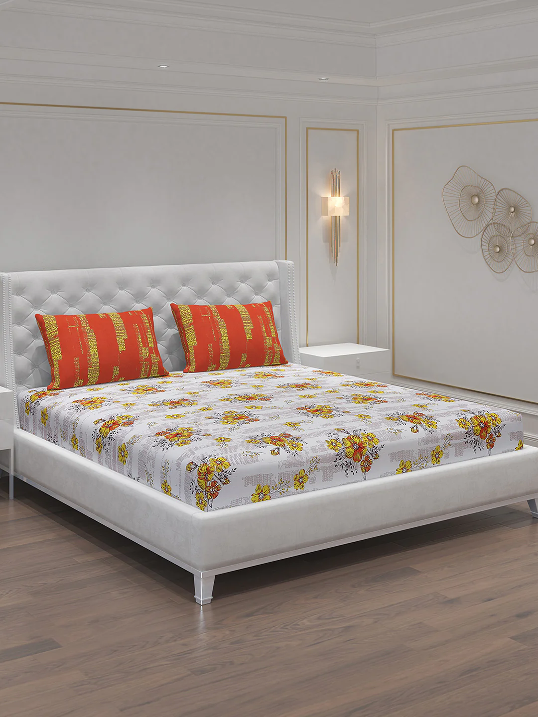 MOCA by Monte Carlo 104 GSM Cotton Double Bedsheet (2 Pcs Set) - Image 2