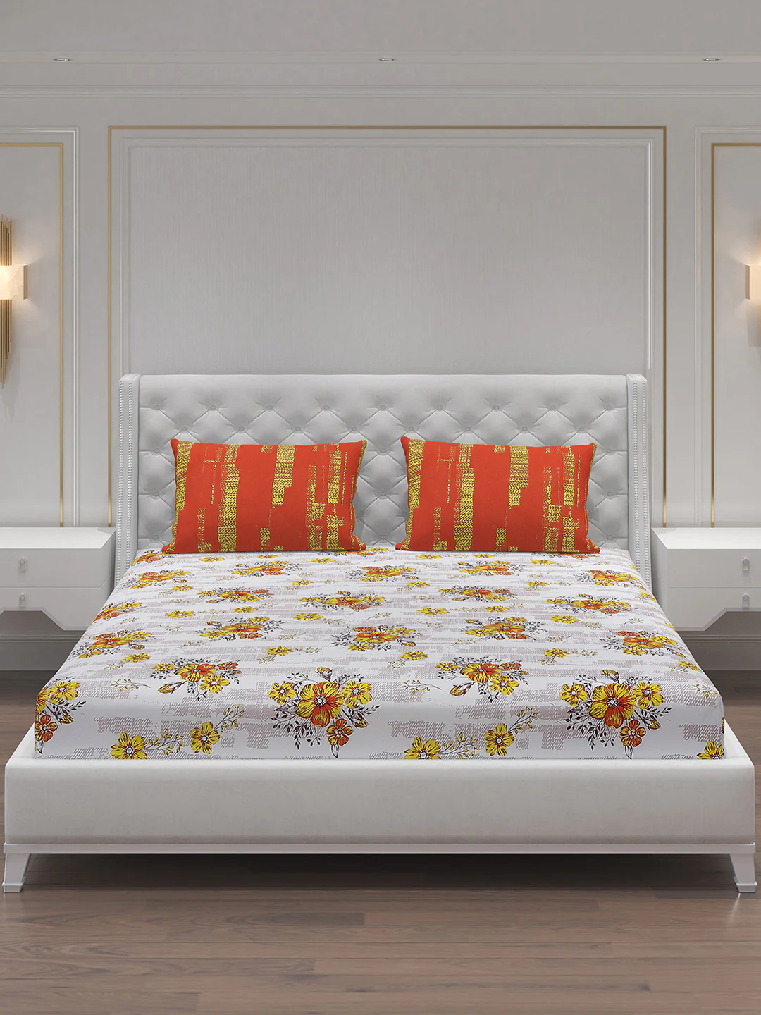 MOCA by Monte Carlo 104 GSM Cotton Double Bedsheet (2 Pcs Set) - Image 4