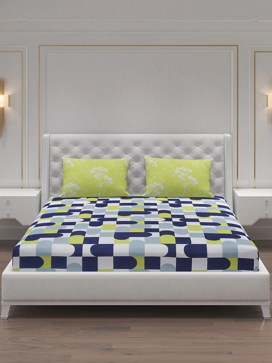 MOCA by Monte Carlo 104 GSM Cotton Double Bedsheet (2 Pcs Set) - Image 3