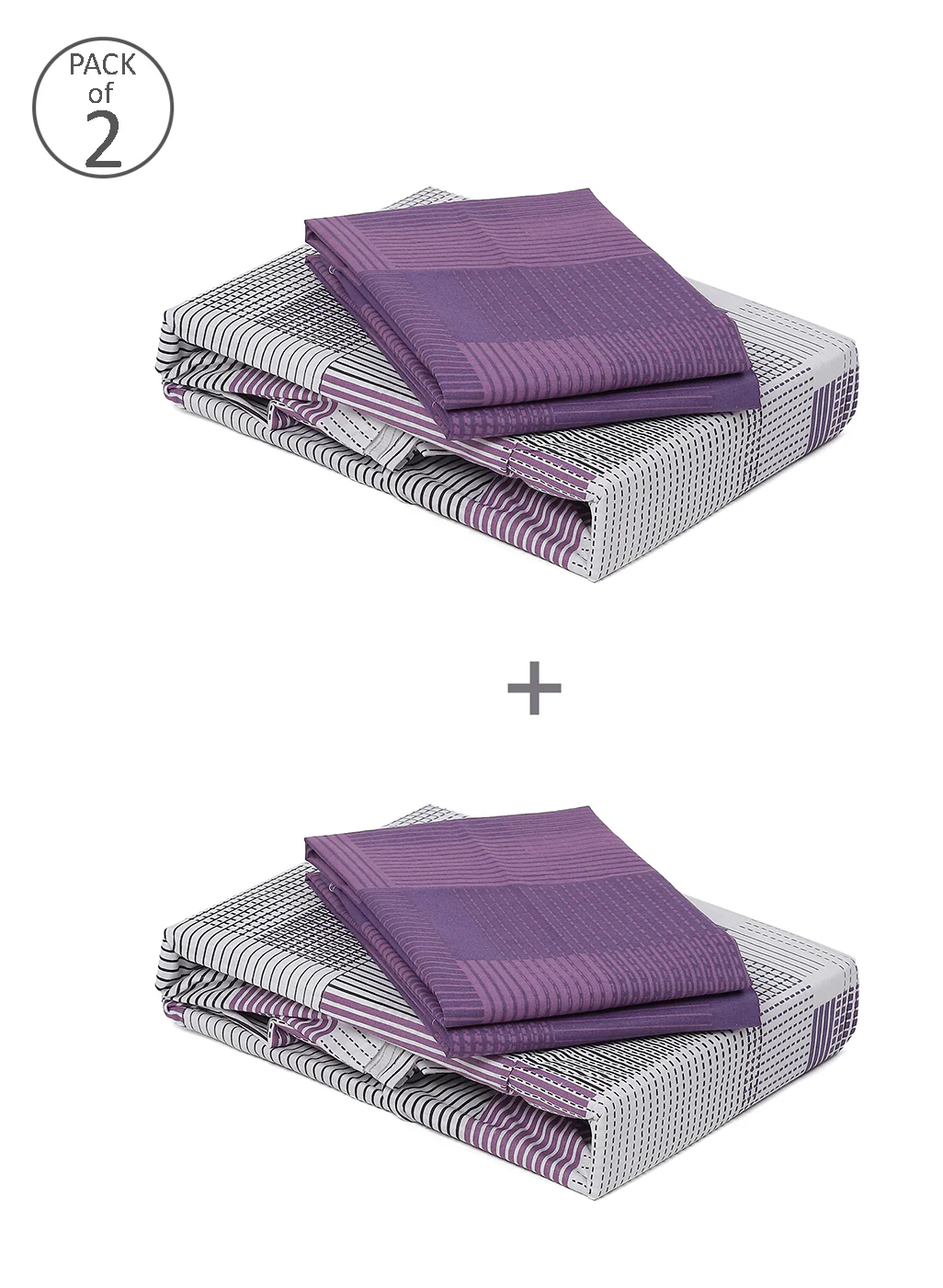 MOCA by Monte Carlo 104 GSM Cotton Double Bedsheet (2 Pcs Set) - Image 10