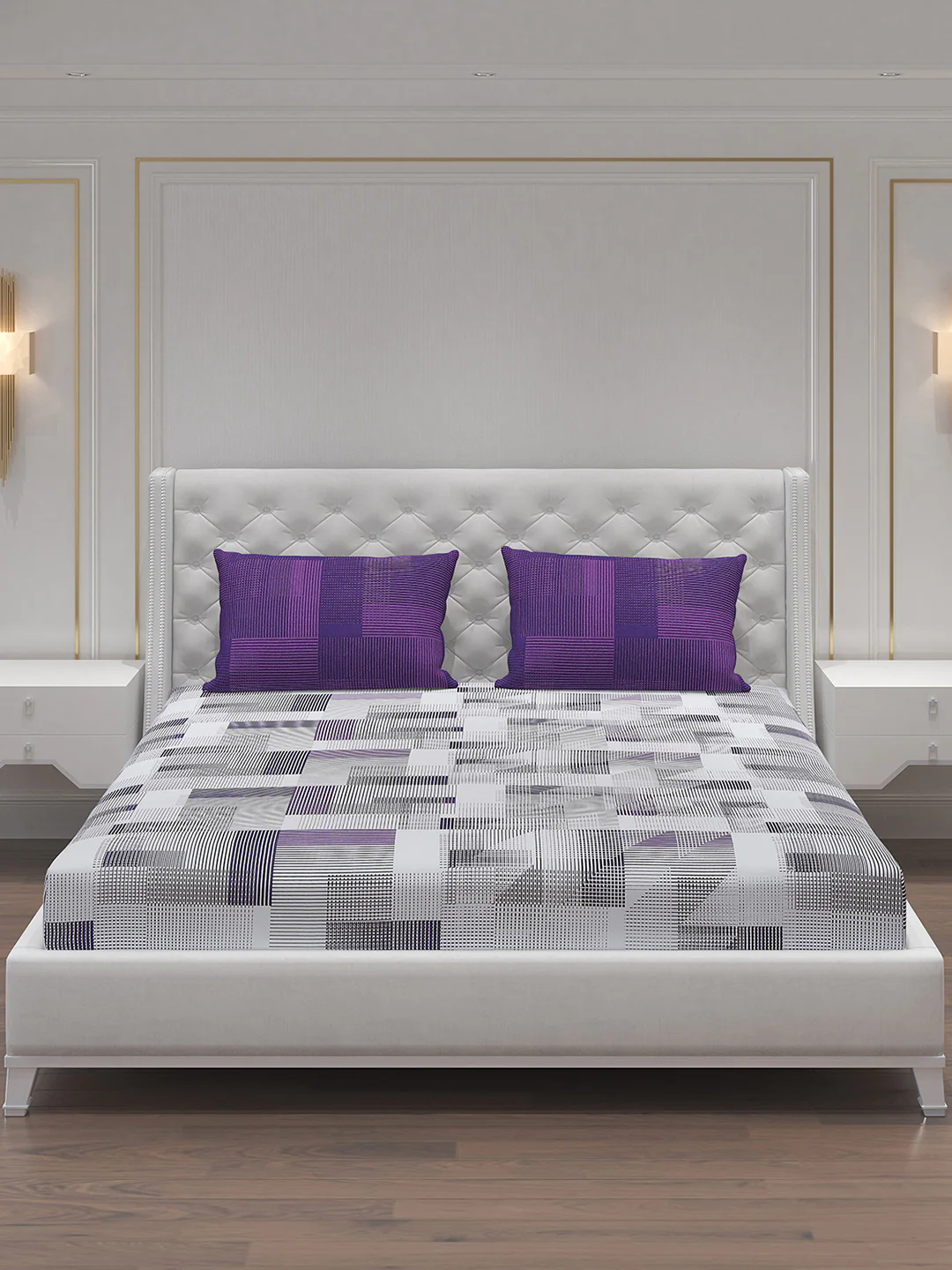 MOCA by Monte Carlo 104 GSM Cotton Double Bedsheet (2 Pcs Set) - Image 4