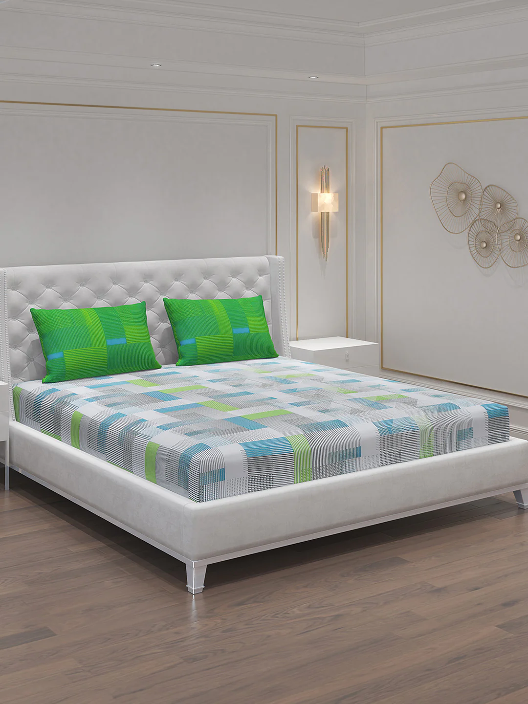 MOCA by Monte Carlo 104 GSM Cotton Double Bedsheet (2 Pcs Set) - Image 2