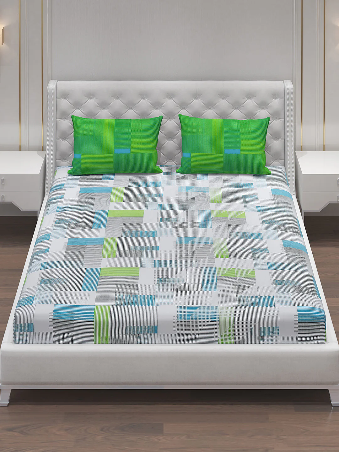 MOCA by Monte Carlo 104 GSM Cotton Double Bedsheet (2 Pcs Set) - Image 3