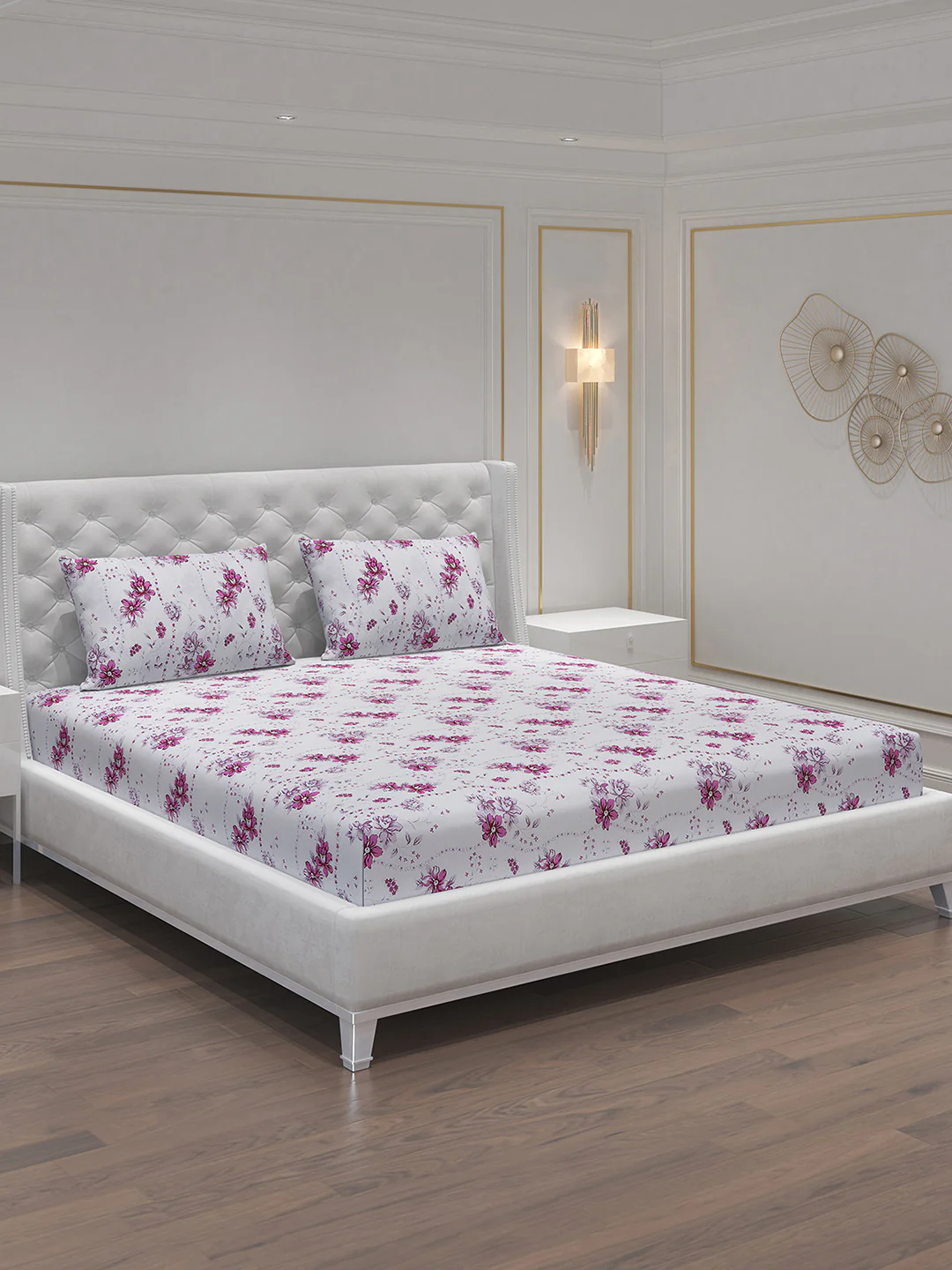 MOCA by Monte Carlo 104 GSM Cotton Double Bedsheet (2 Pcs Set) - Image 2