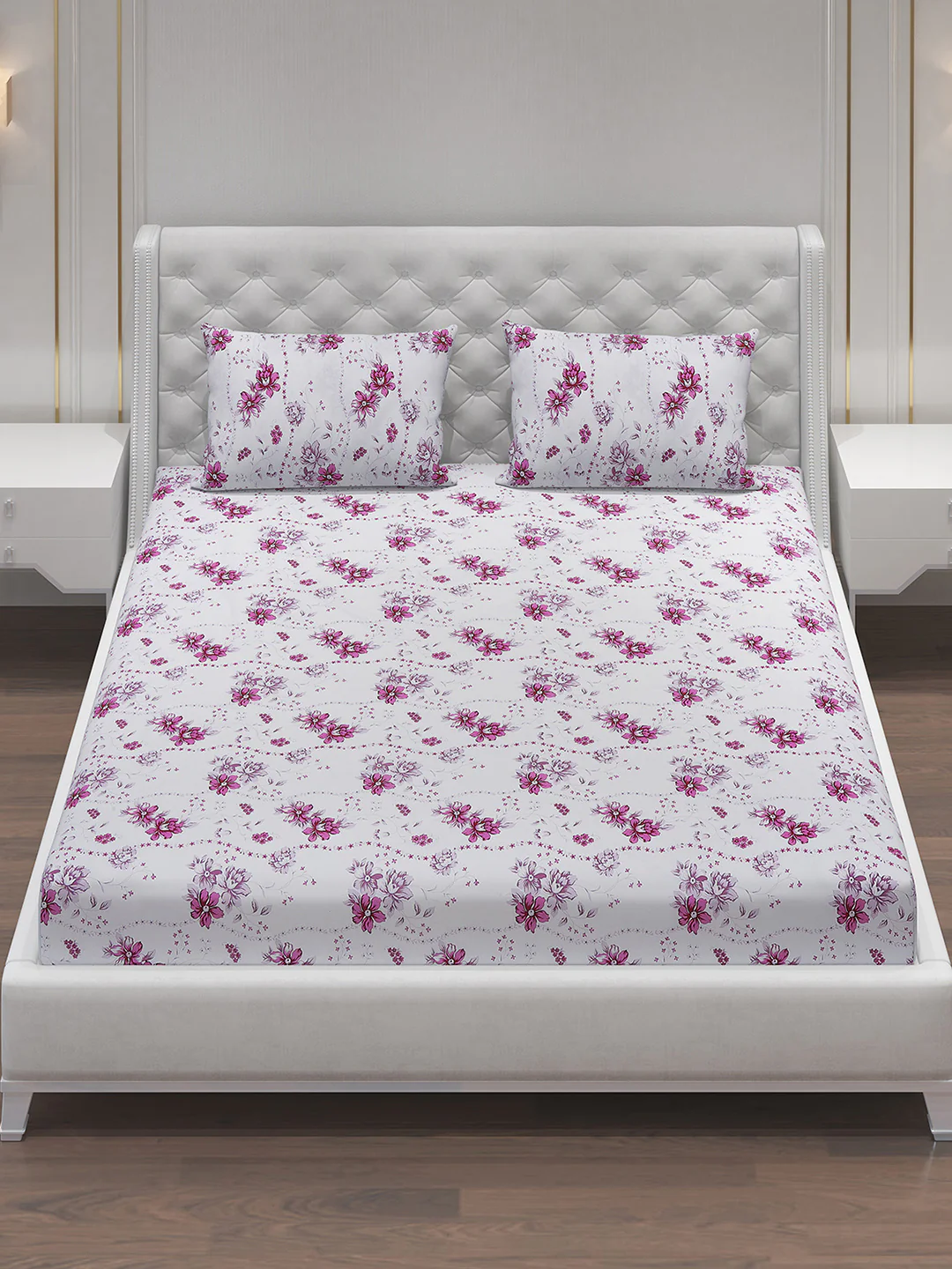 MOCA by Monte Carlo 104 GSM Cotton Double Bedsheet (2 Pcs Set) - Image 3