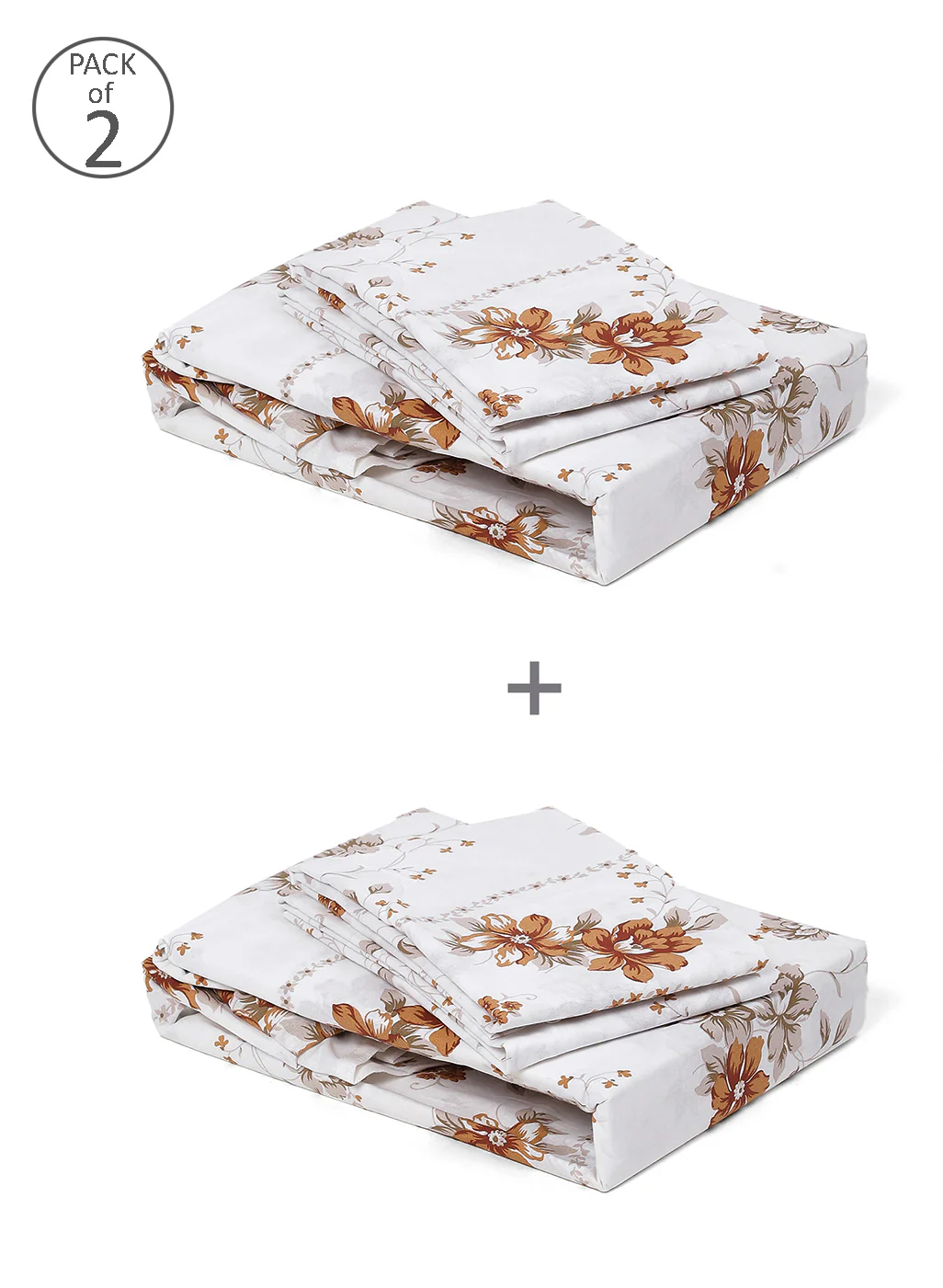 MOCA by Monte Carlo 104 GSM Cotton Double Bedsheet (2 Pcs Set) - Image 10