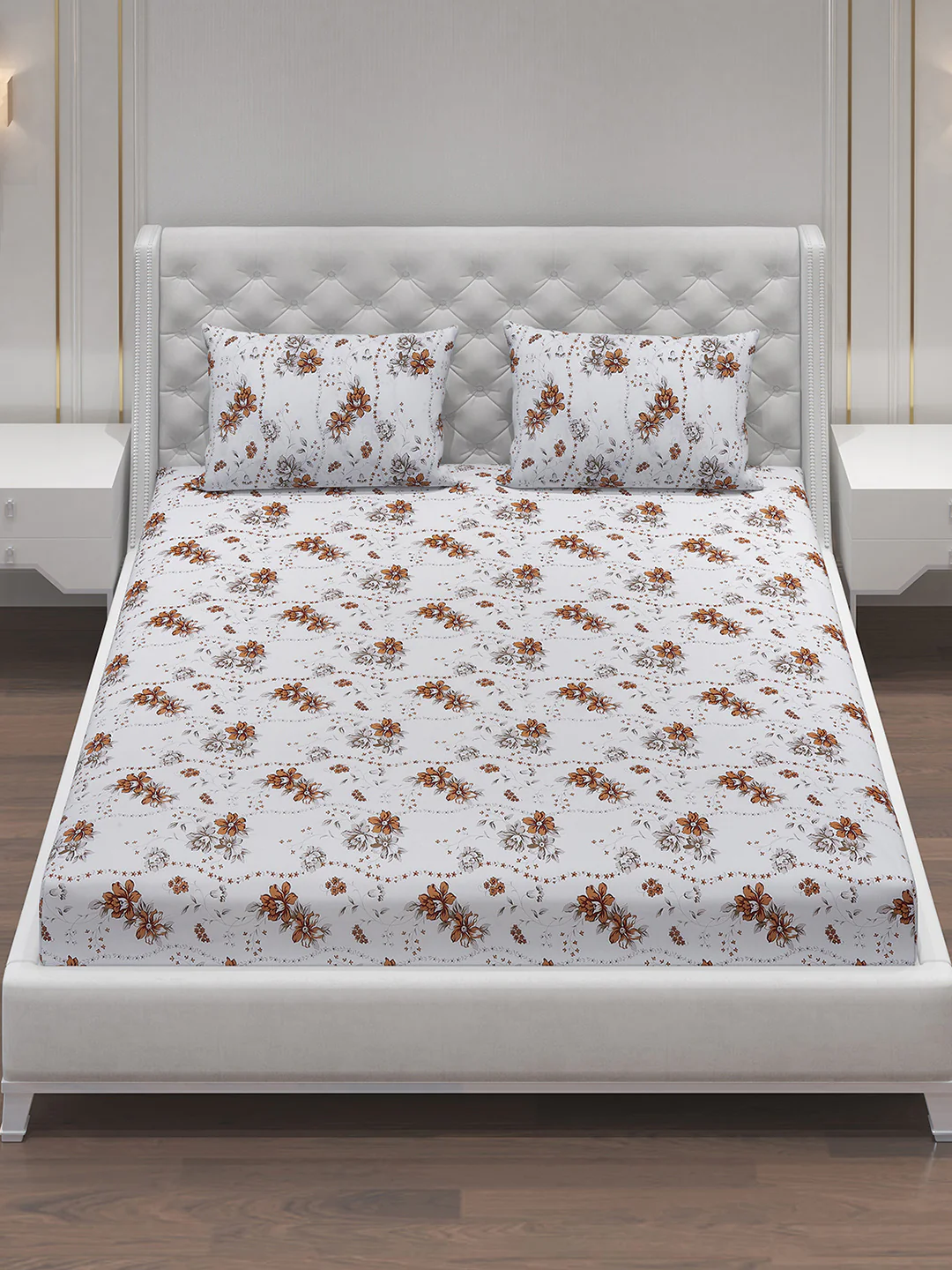 MOCA by Monte Carlo 104 GSM Cotton Double Bedsheet (2 Pcs Set) - Image 3