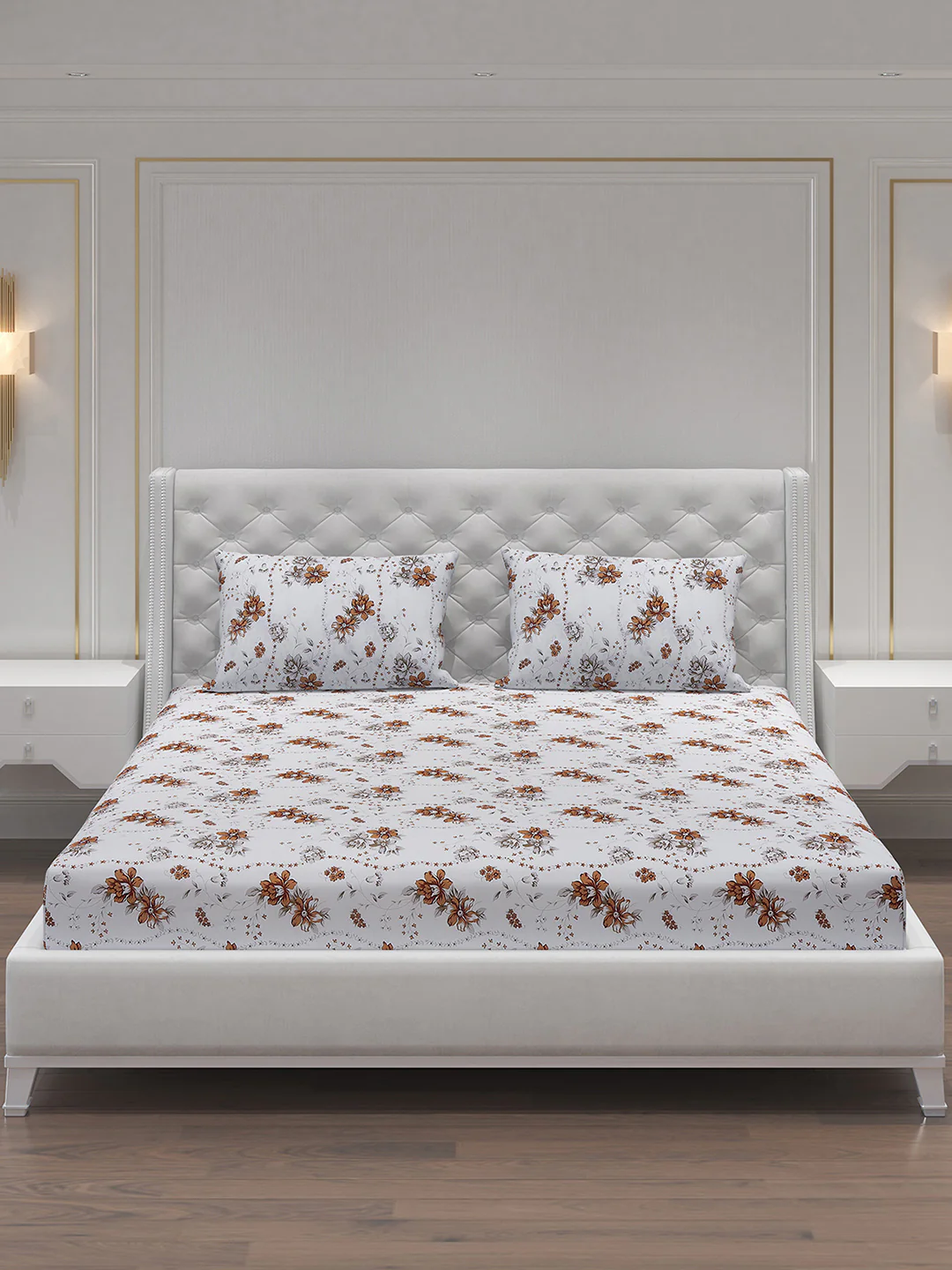MOCA by Monte Carlo 104 GSM Cotton Double Bedsheet (2 Pcs Set) - Image 4