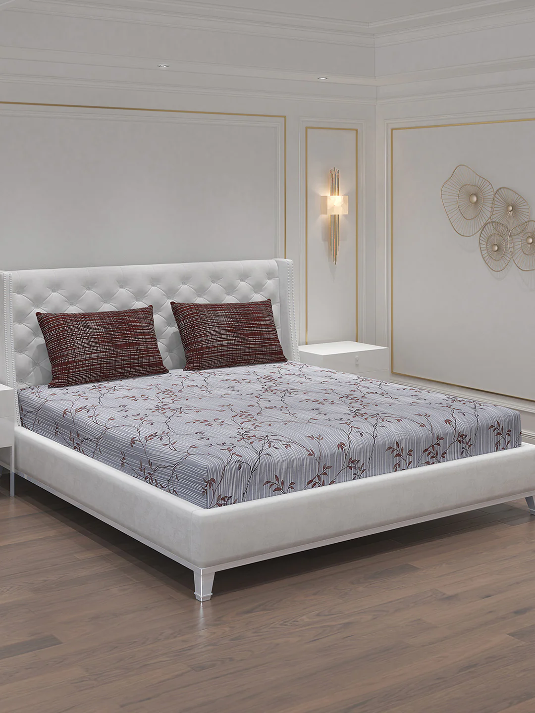 MOCA by Monte Carlo 104 GSM Cotton Double Bedsheet (2 Pcs Set) - Image 2