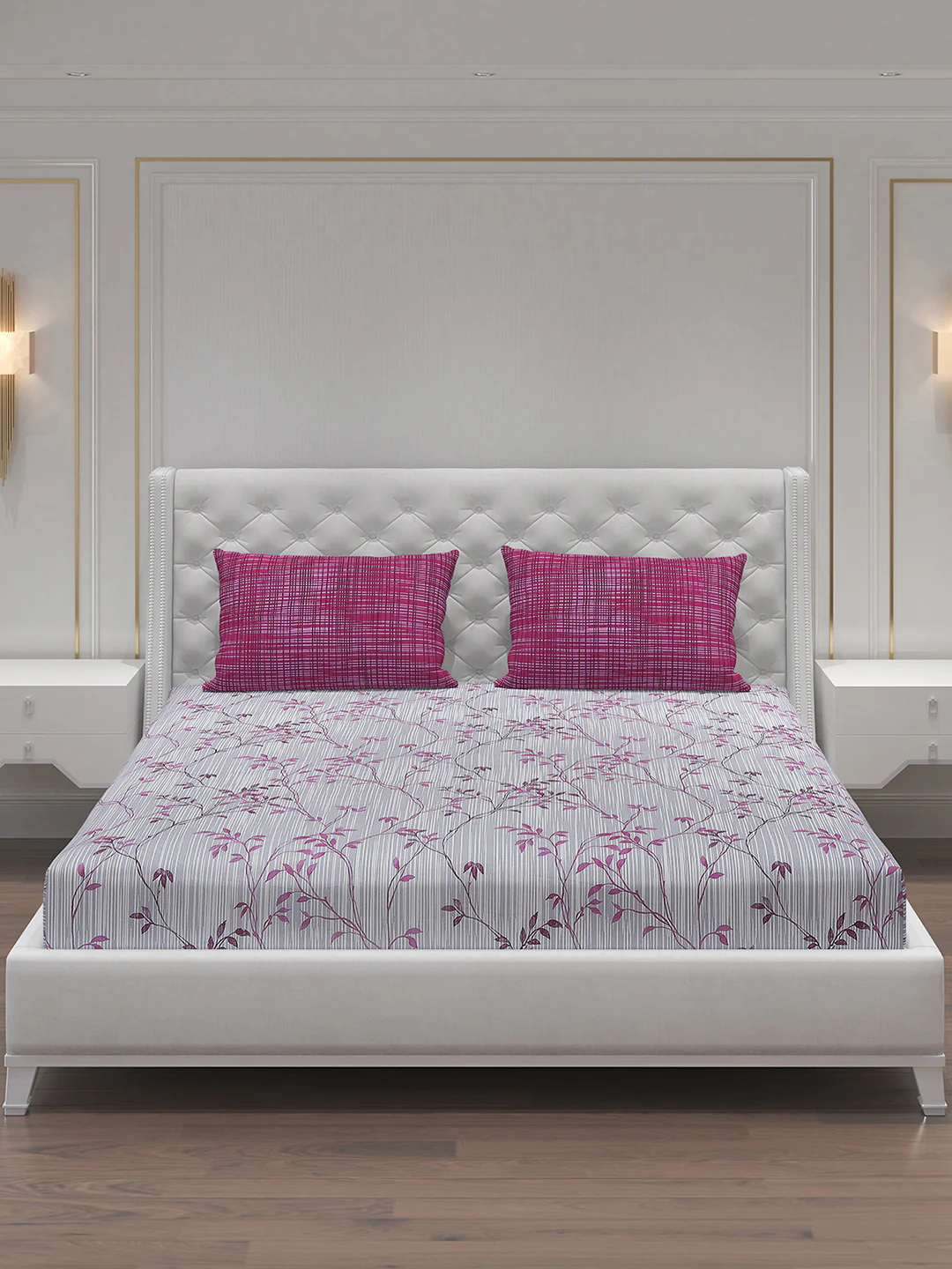 MOCA by Monte Carlo 104 GSM Cotton Double Bedsheet (2 Pcs Set) - Image 4