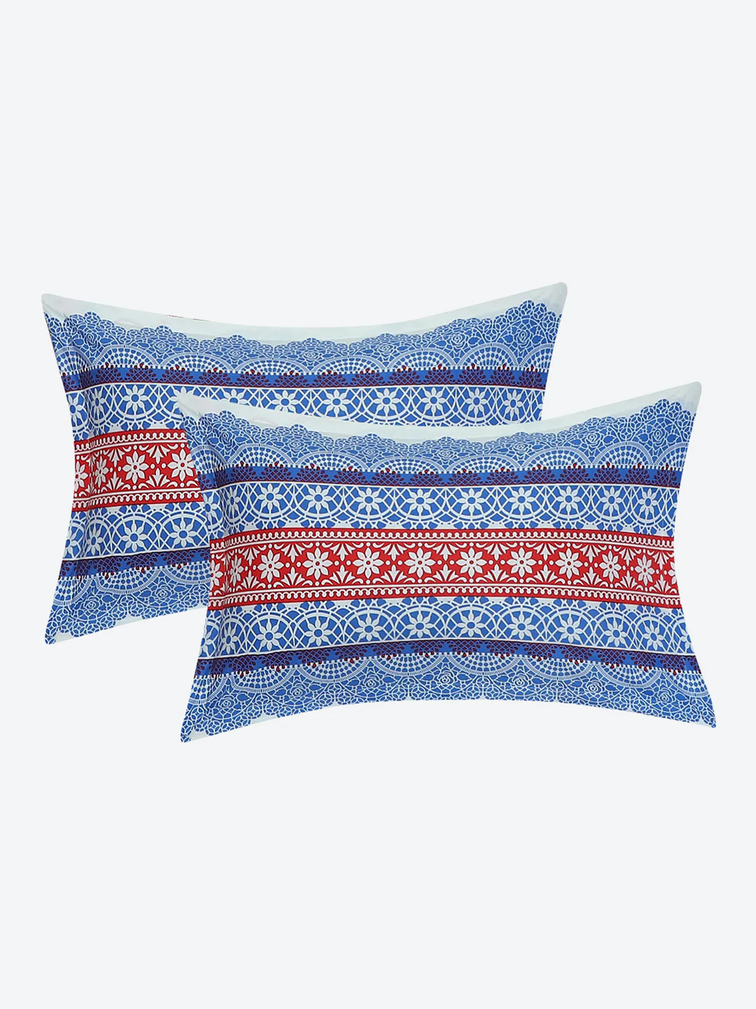 MOCA by Monte Carlo 104 TC Cotton Double Bedsheet with 2 Pillow Covers - Image 7