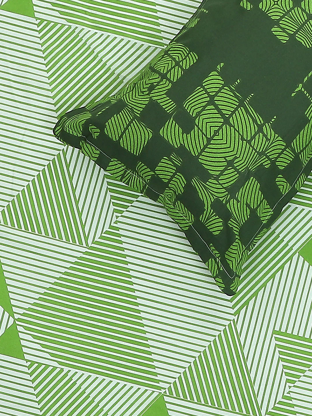 MOCA by Monte Carlo 104 TC Cotton Double Bedsheet with 2 Pillow Covers - Image 5