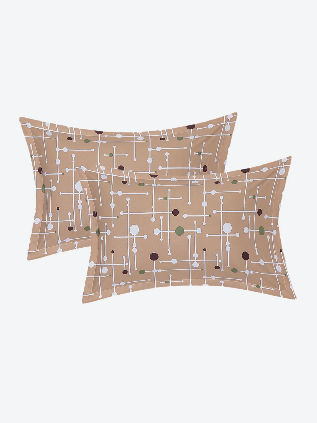 MOCA by Monte Carlo 104 TC Cotton Double Bedsheet with 2 Pillow Covers - Image 7