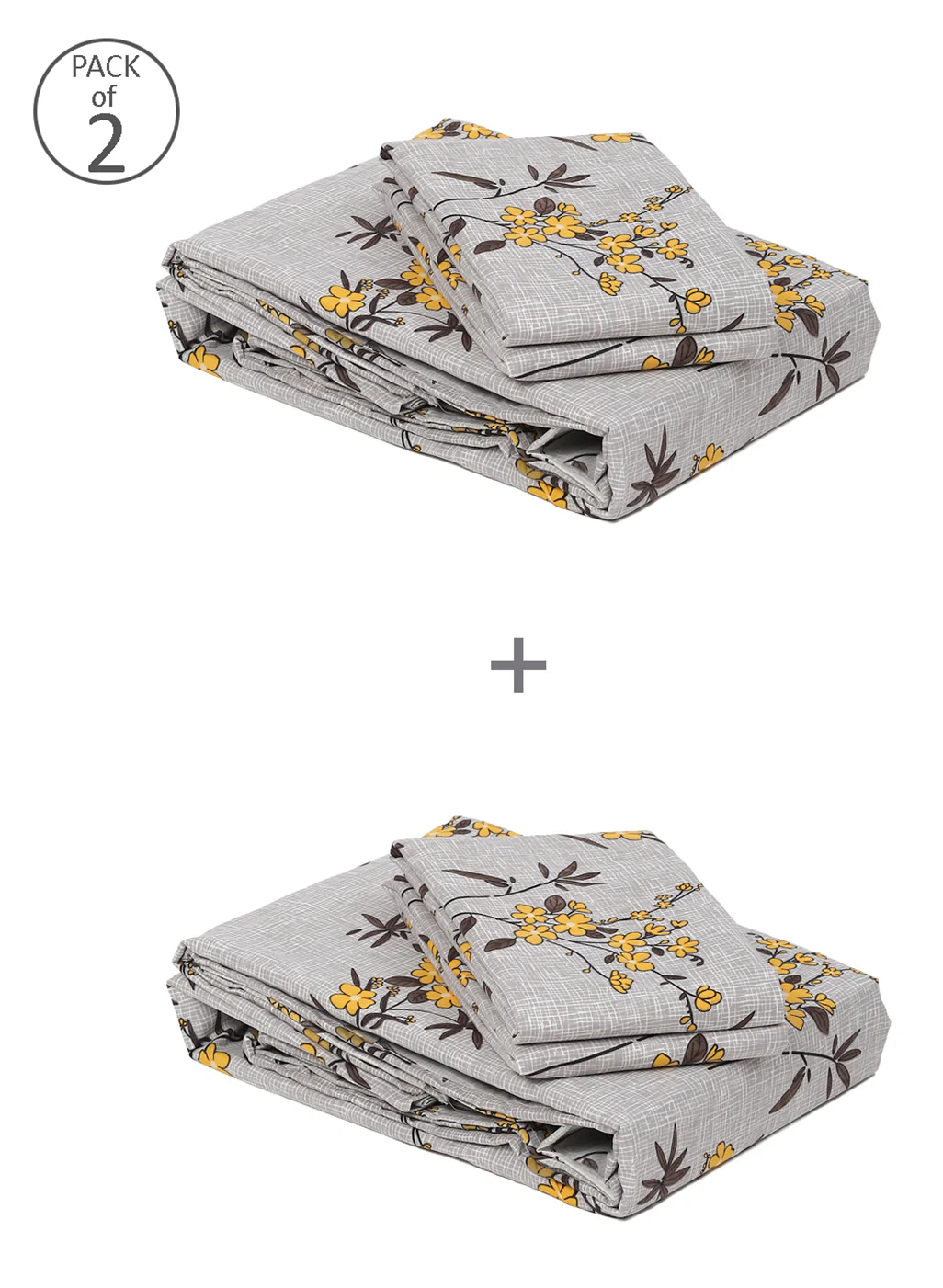MOCA by Monte Carlo 120 GSM Microfibre Double Bedsheet (2 Pcs Set) - Image 10