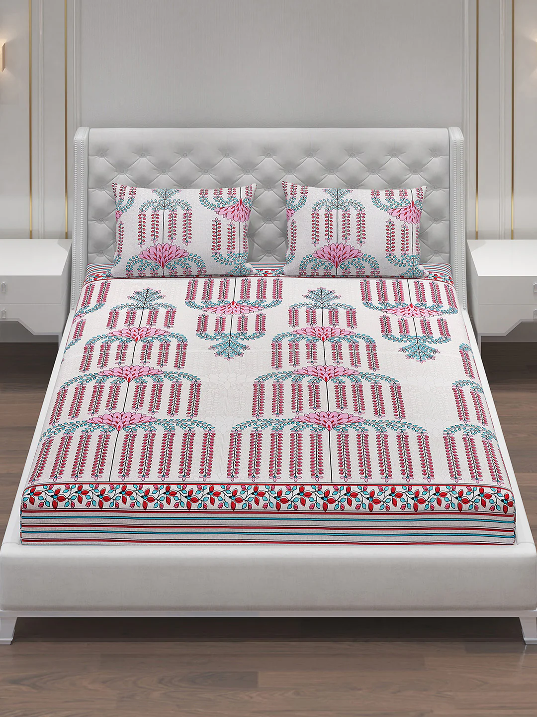MOCA by Monte Carlo 120 GSM Microfibre Double Bedsheet with 2 Pillow Covers - Image 3