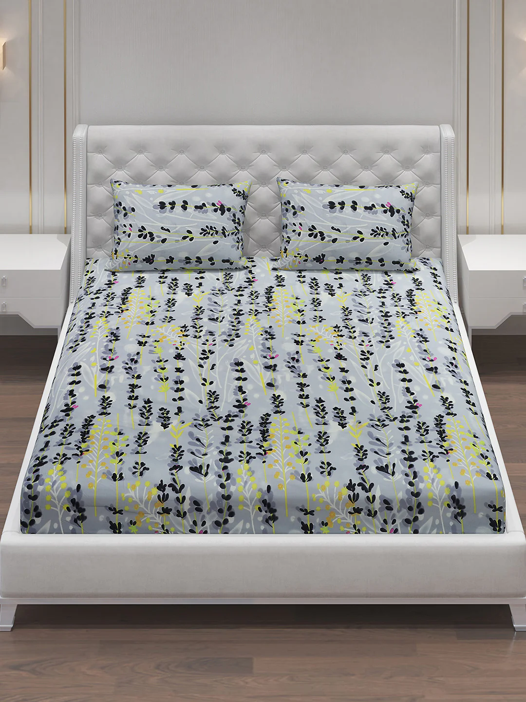 MOCA by Monte Carlo 120 GSM Microfibre Double Bedsheet with 2 Pillow Covers - Image 4