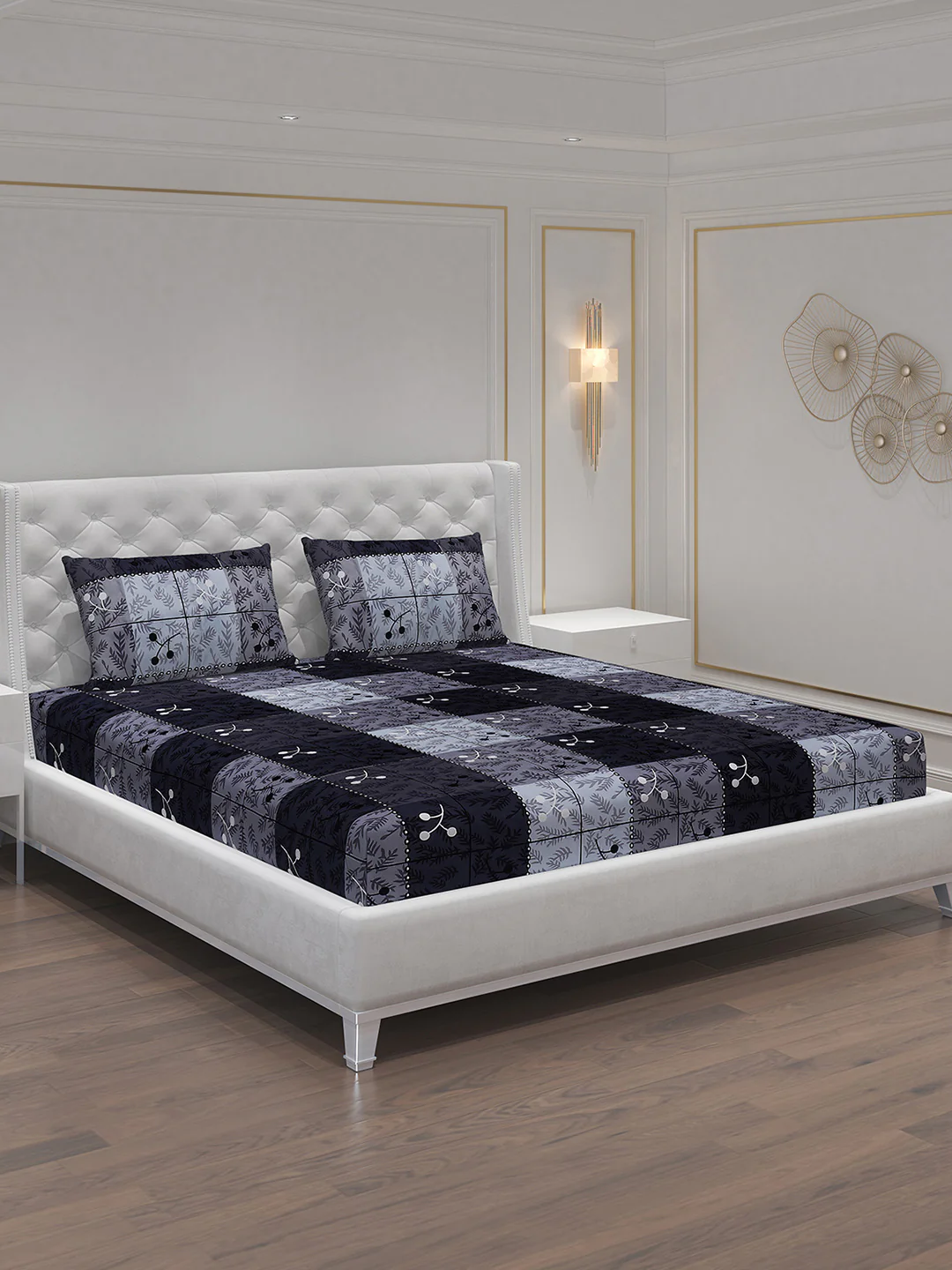 MOCA by Monte Carlo 120 GSM Microfibre Double Bedsheet with 2 Pillow Covers - Image 2