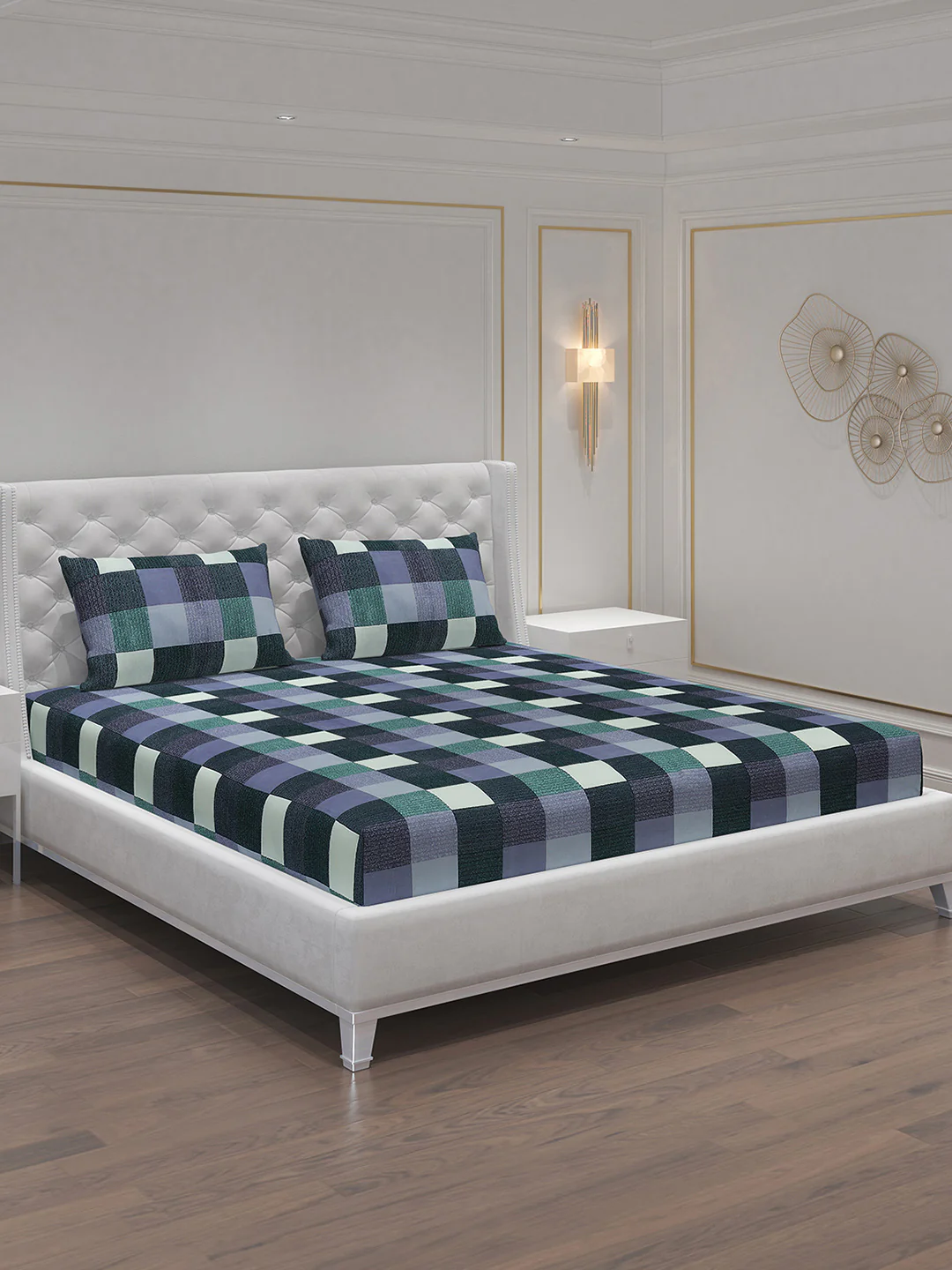 MOCA by Monte Carlo 120 GSM Microfibre Double Bedsheet with 2 Pillow Covers - Image 2