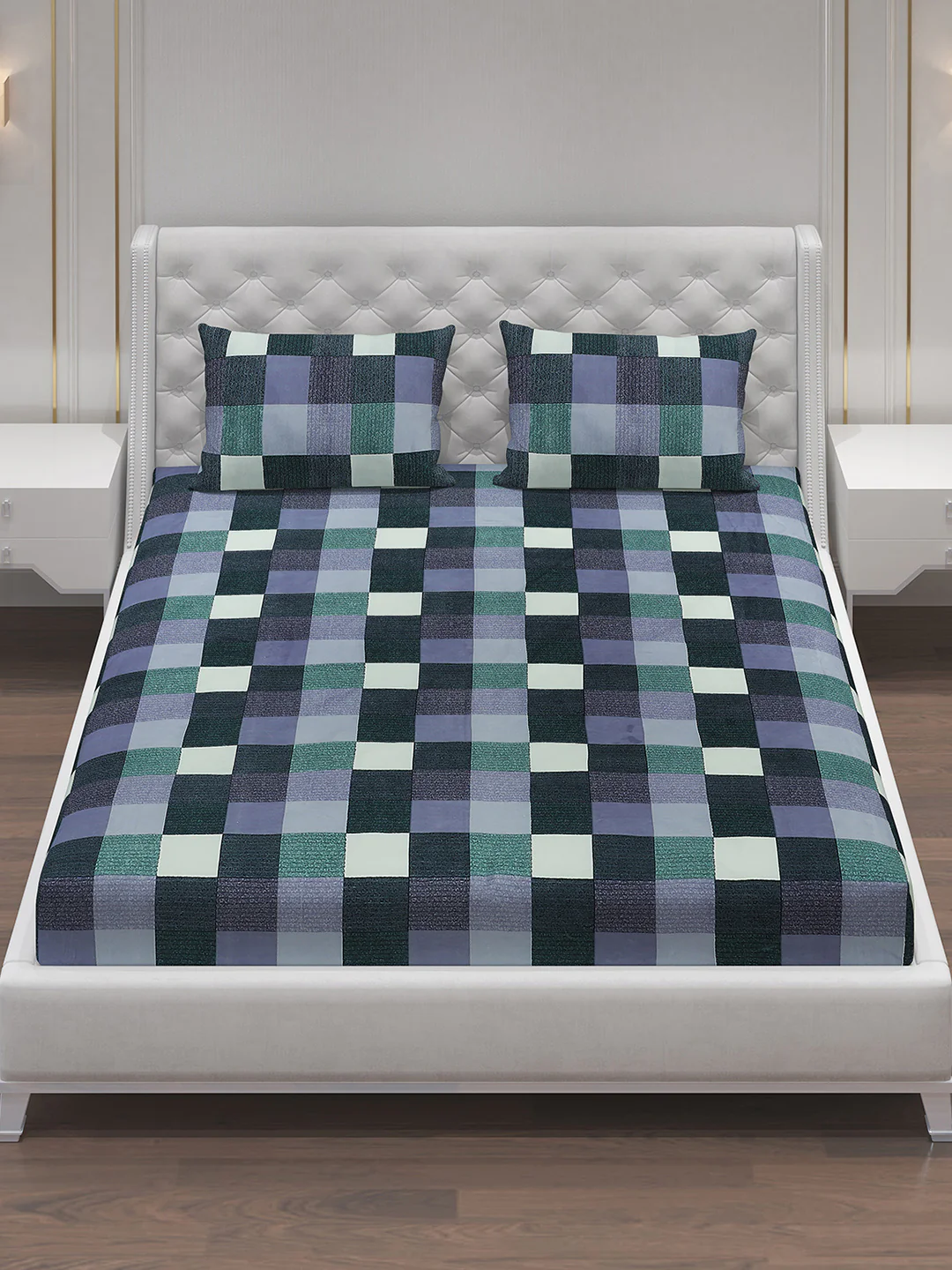 MOCA by Monte Carlo 120 GSM Microfibre Double Bedsheet with 2 Pillow Covers - Image 3