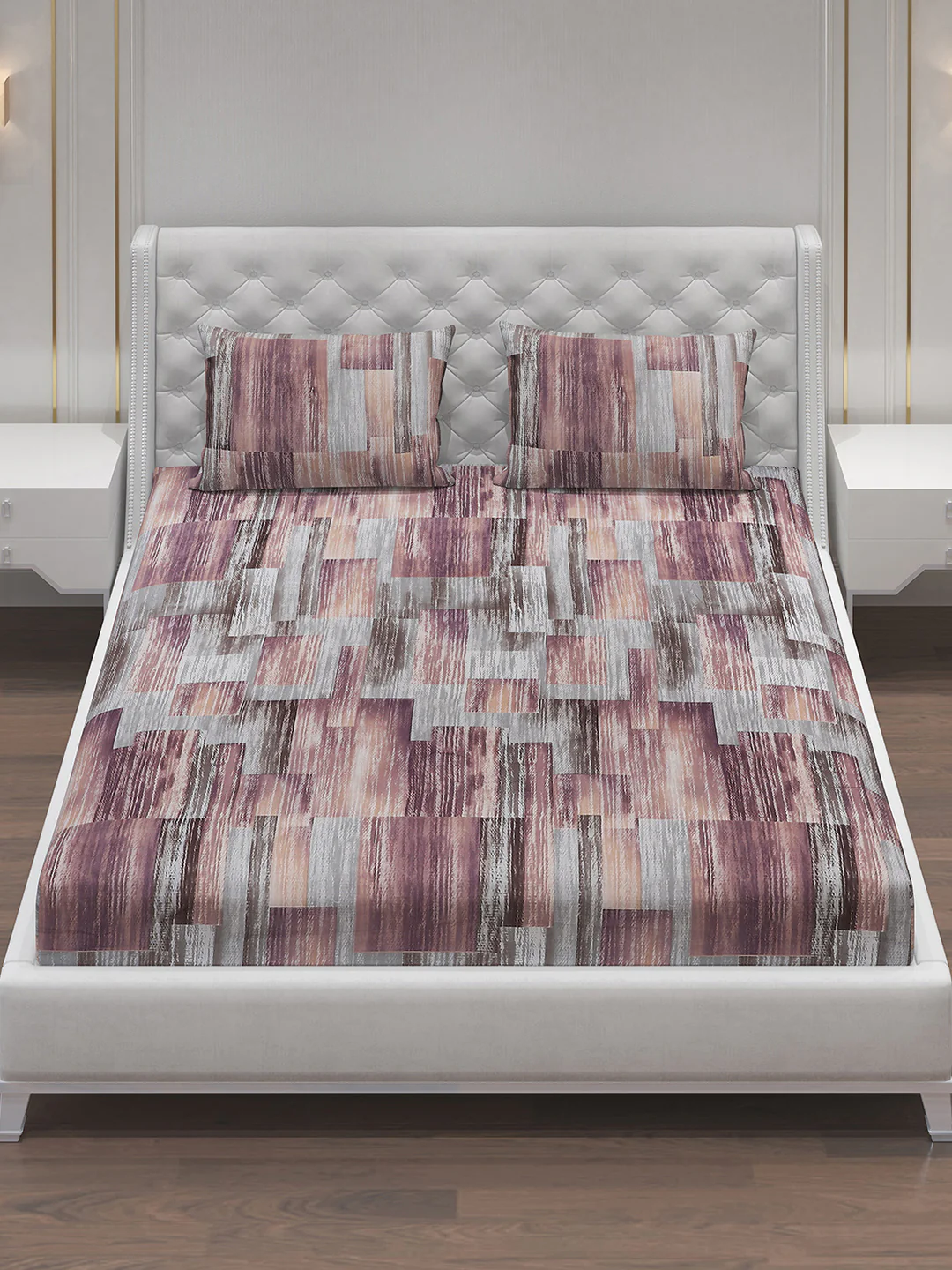 MOCA by Monte Carlo 120 GSM Microfibre Double Bedsheet with 2 Pillow Covers - Image 3