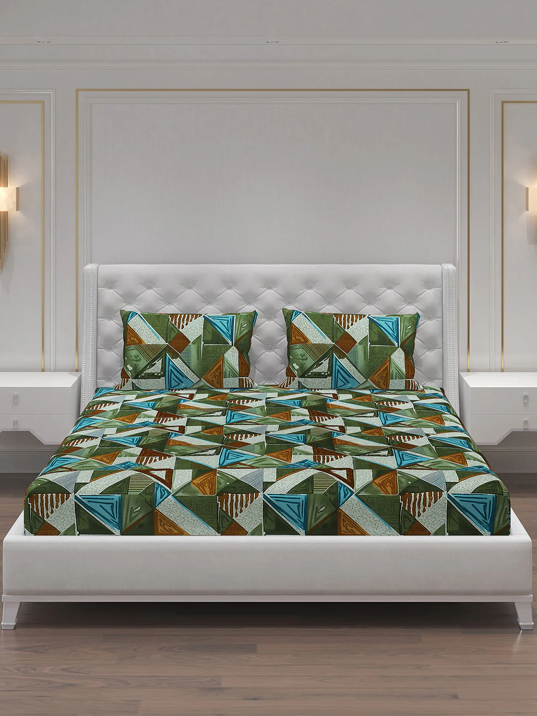 MOCA by Monte Carlo 120 GSM Microfibre Double Bedsheet with 2 Pillow Covers - Image 4
