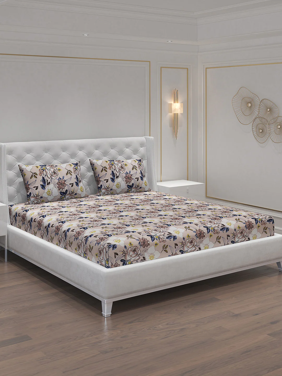 MOCA by Monte Carlo 120 GSM Microfibre Double Bedsheet with 2 Pillow Covers - Image 2