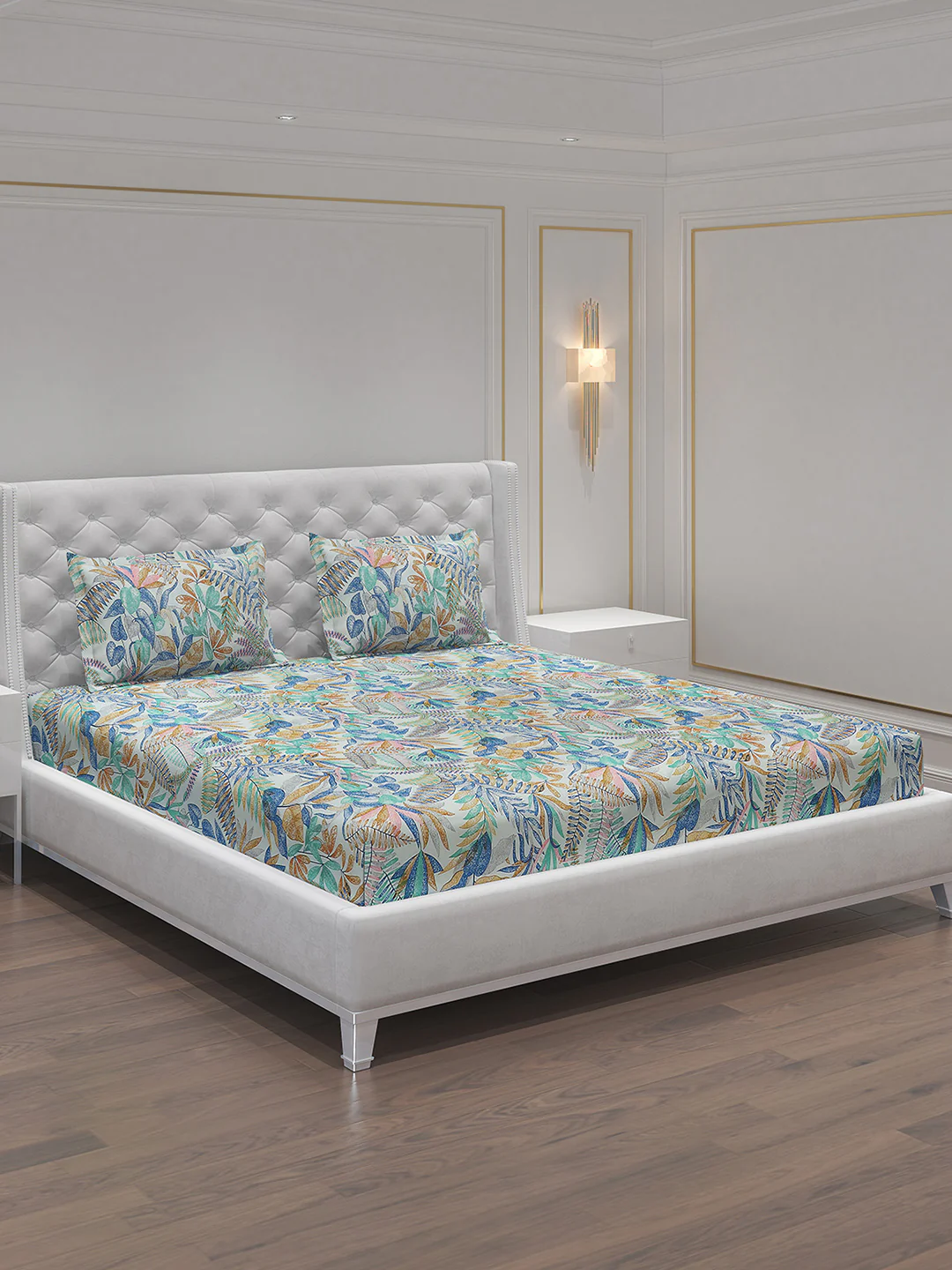MOCA by Monte Carlo 120 GSM Microfibre Double Bedsheet with 2 Pillow Covers - Image 2