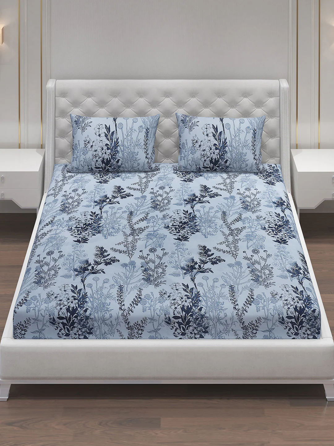 MOCA by Monte Carlo 120 GSM Microfibre Double Bedsheet with 2 Pillow Covers - Image 3