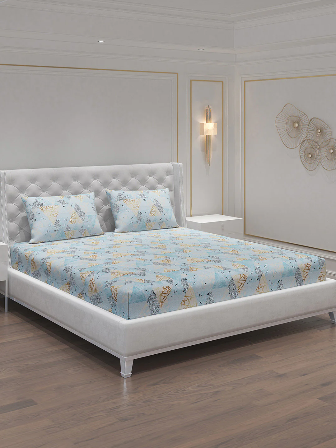 MOCA by Monte Carlo 120 GSM Microfibre Double Bedsheet with 2 Pillow Covers - Image 2