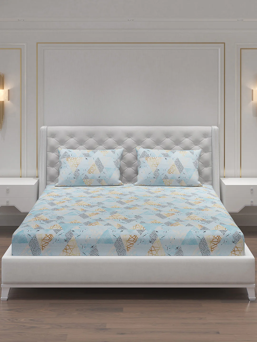 MOCA by Monte Carlo 120 GSM Microfibre Double Bedsheet with 2 Pillow Covers - Image 4