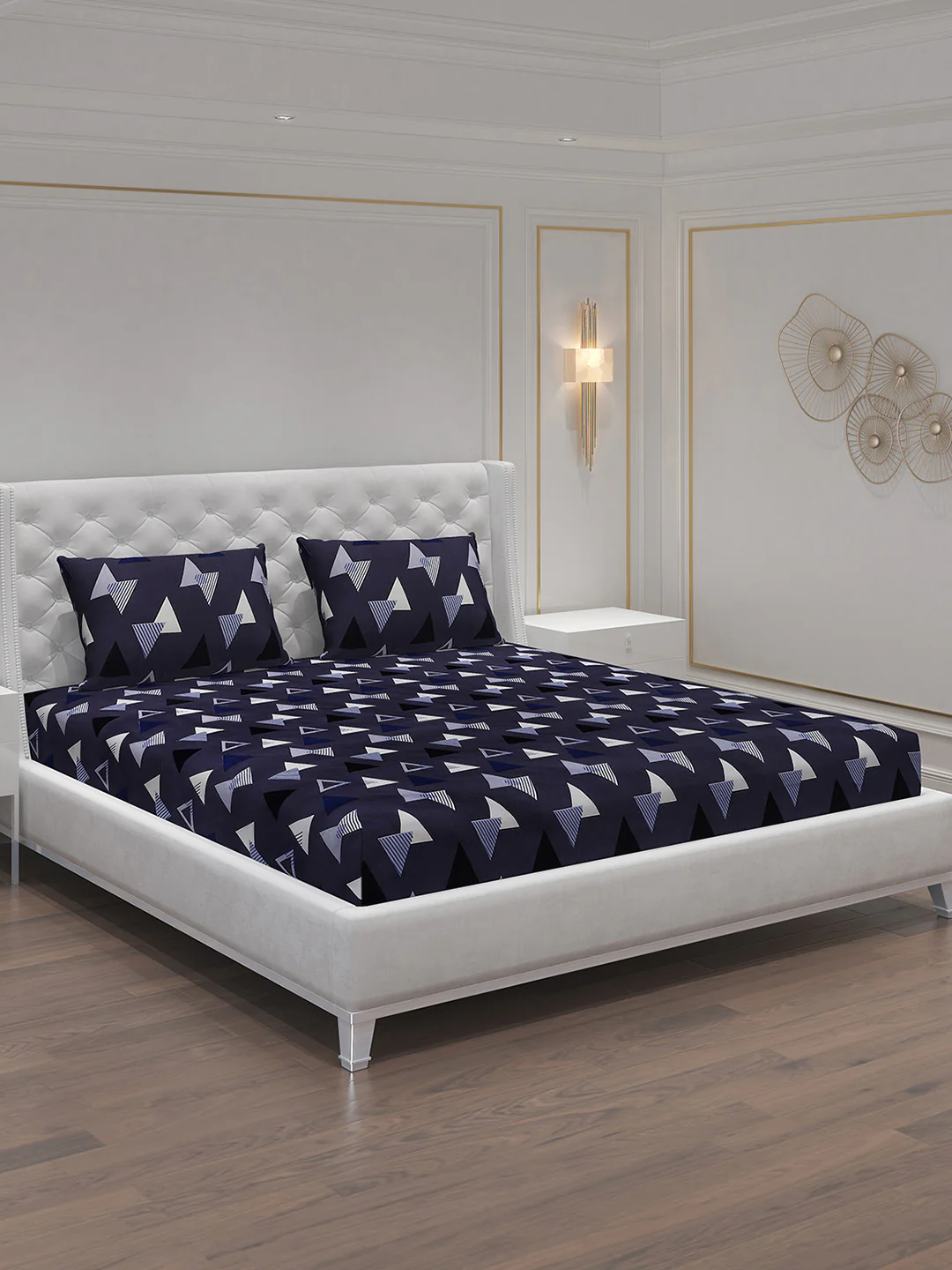 MOCA by Monte Carlo 120 GSM Microfibre Double Bedsheet with 2 Pillow Covers - Image 2