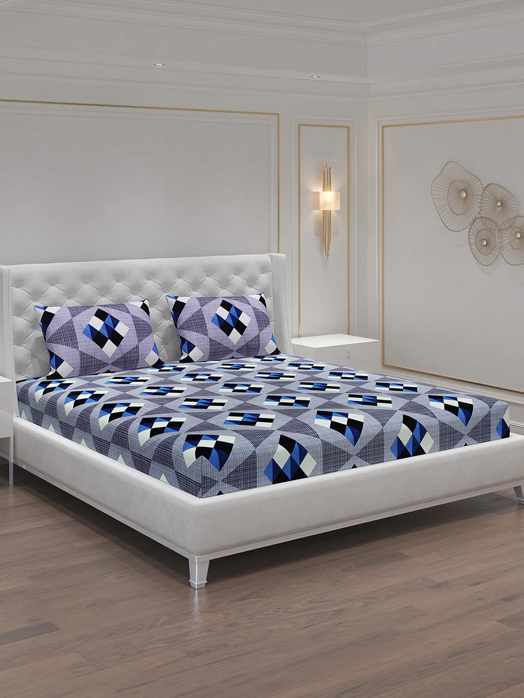 MOCA by Monte Carlo 120 GSM Microfibre Double Bedsheet with 2 Pillow Covers - Image 2