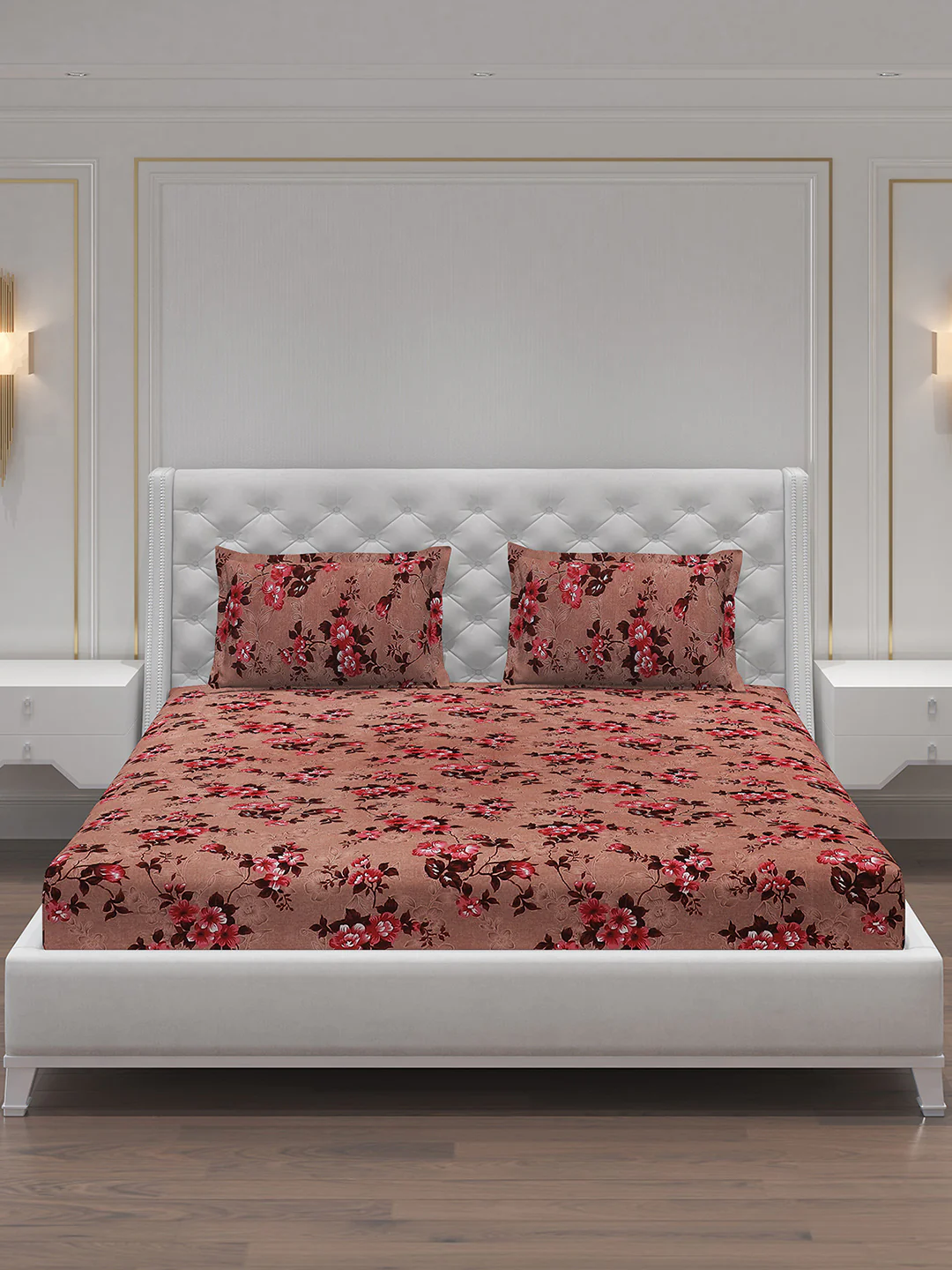 MOCA by Monte Carlo 120 GSM Microfibre Double Bedsheet with 2 Pillow Covers - Image 4