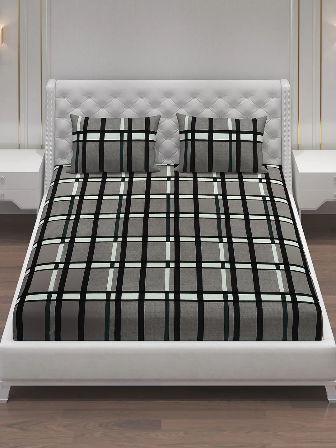 MOCA by Monte Carlo 120 GSM Microfibre Double Bedsheet with 2 Pillow Covers - Image 3