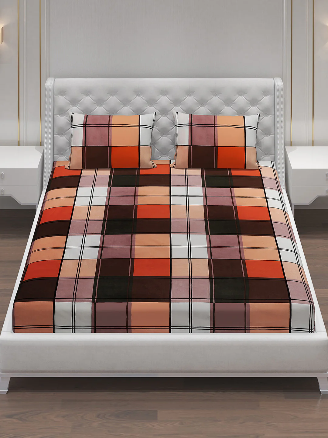 MOCA by Monte Carlo 120 GSM Microfibre Double Bedsheet with 2 Pillow Covers - Image 3